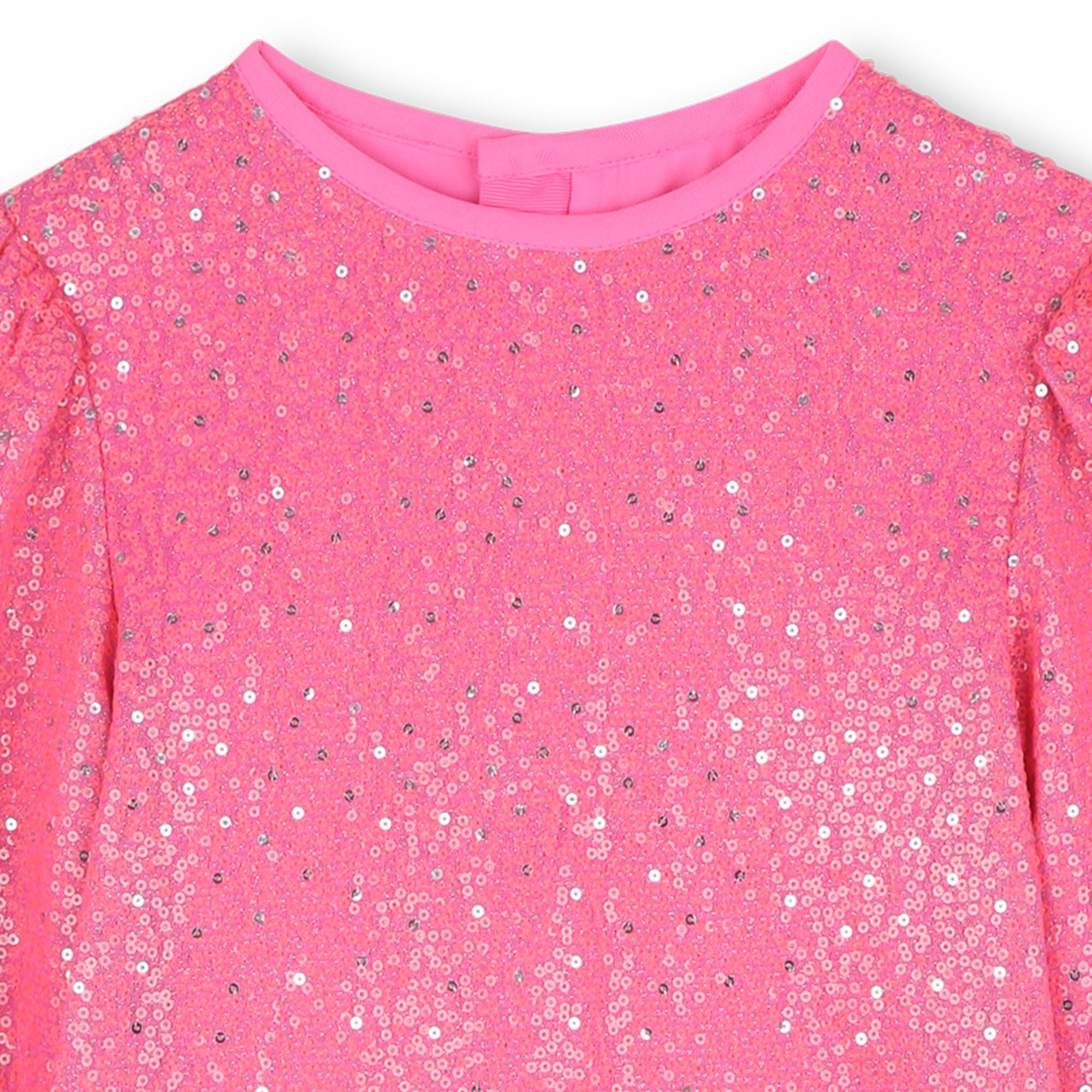 Girls Pink Sequin Dress
