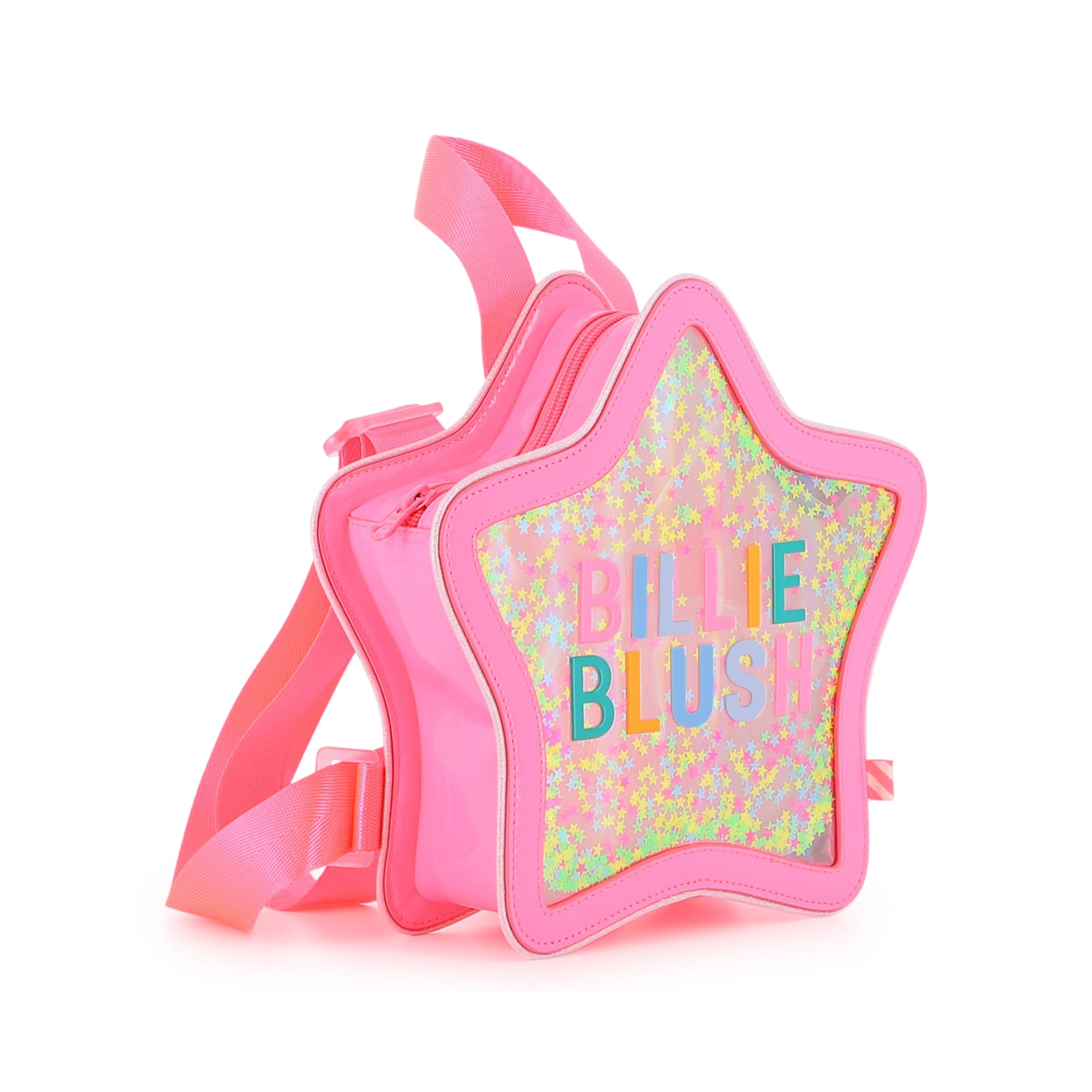 Girls Pink Logo Star Shoulder Bag(23 x 24 x 6cm)