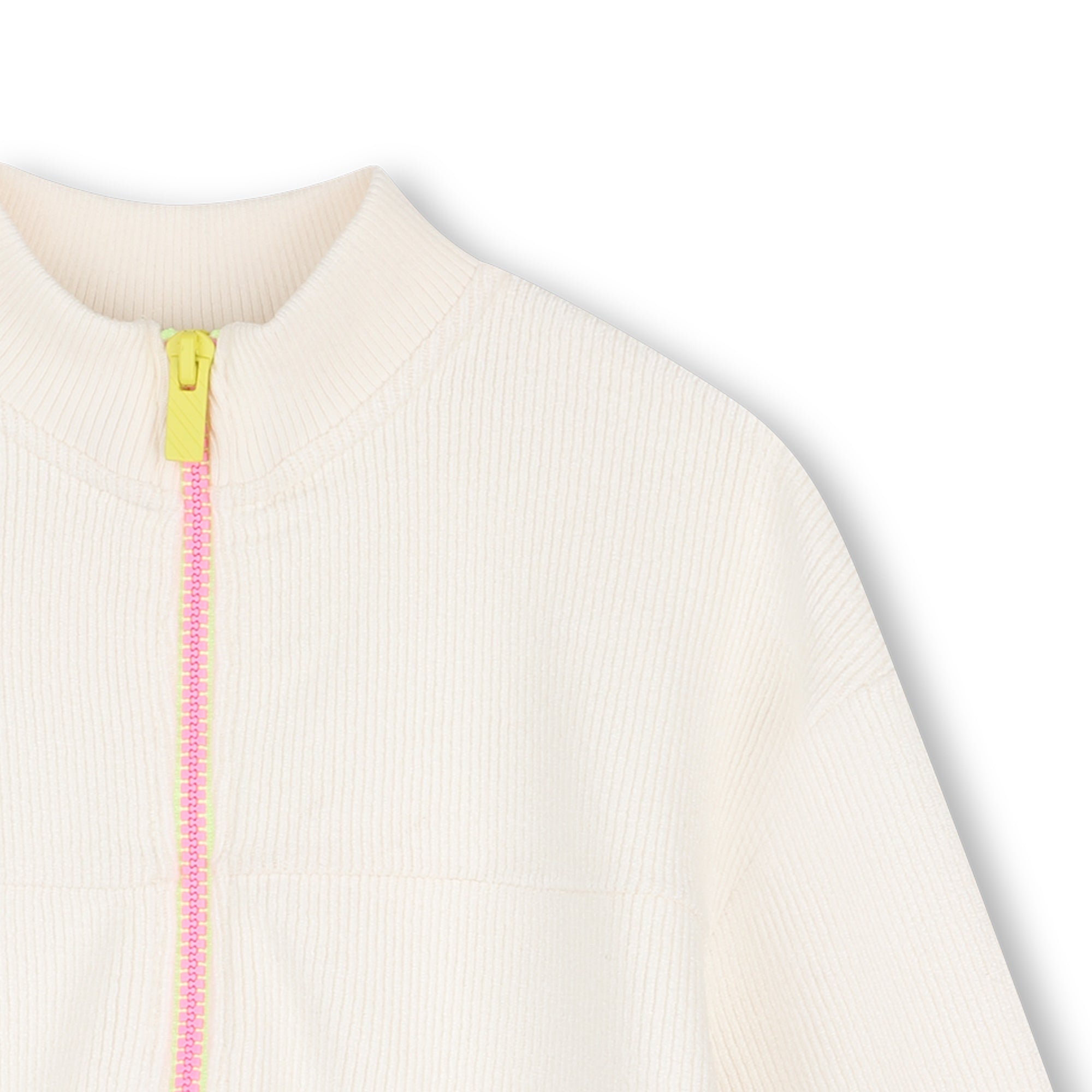 Girls White Knit Cardigan