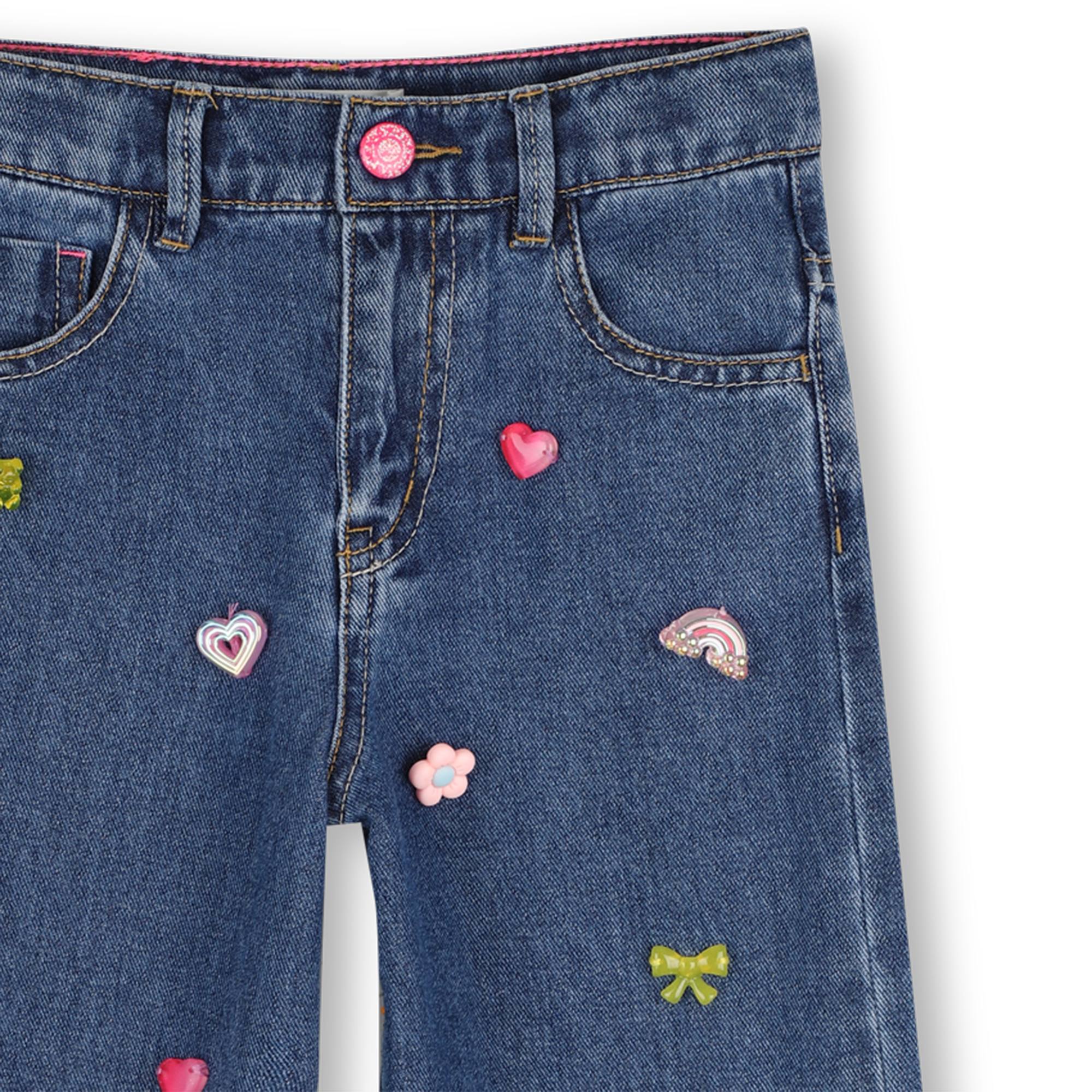 Girls Blue Denim Trousers