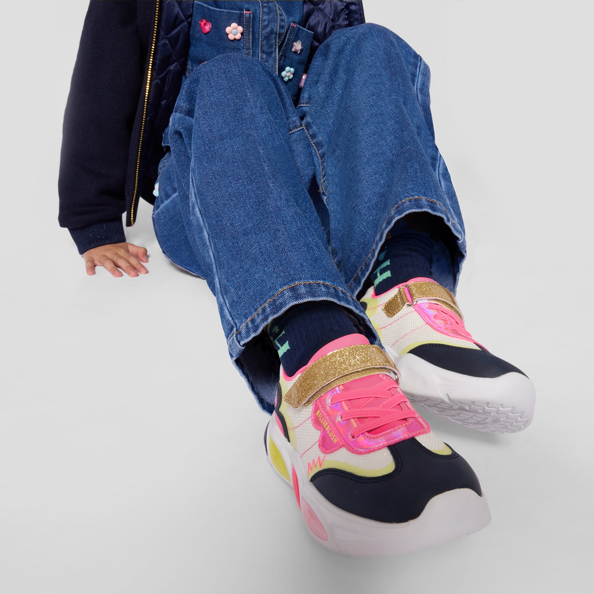 Girls Blue Denim Trousers