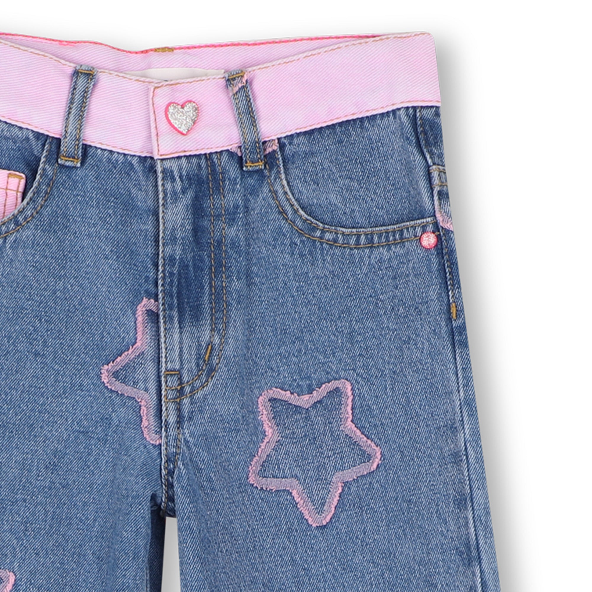 Girls Blue Denim Trousers