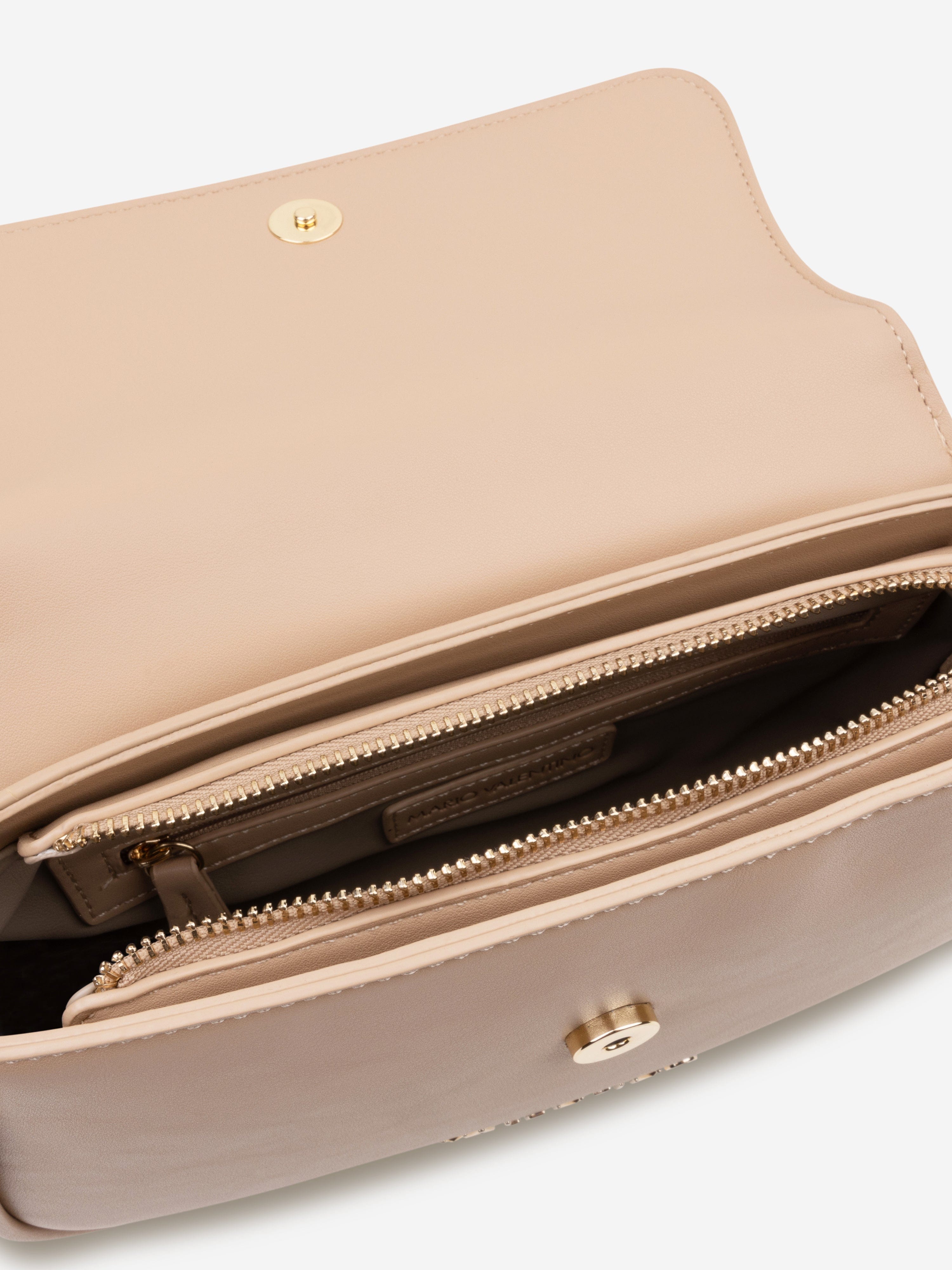 Girls Shari Flap Bag in Beige (26cm)