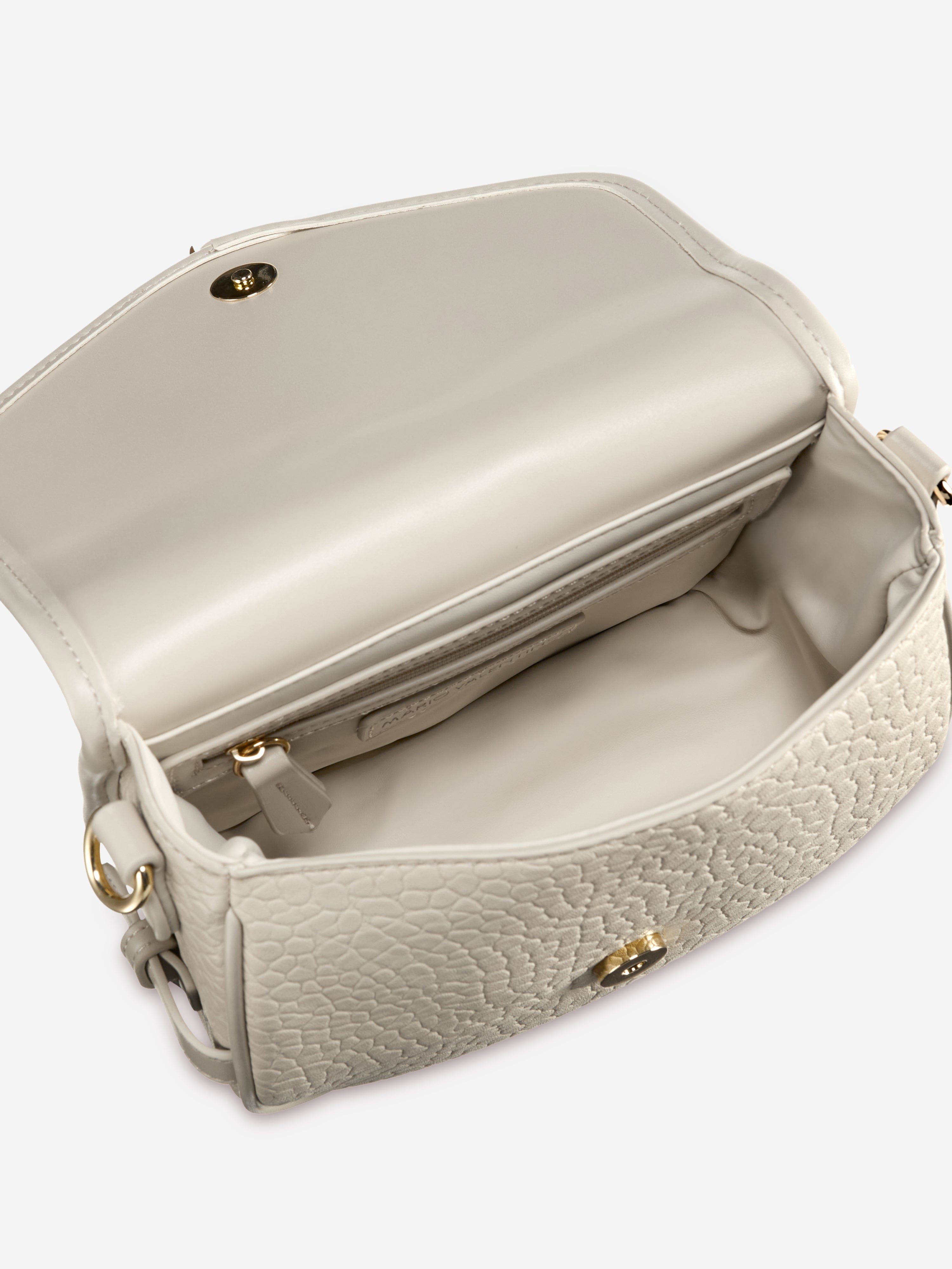 Girls Zeno Flap Bag in Ivory (19.5cm)