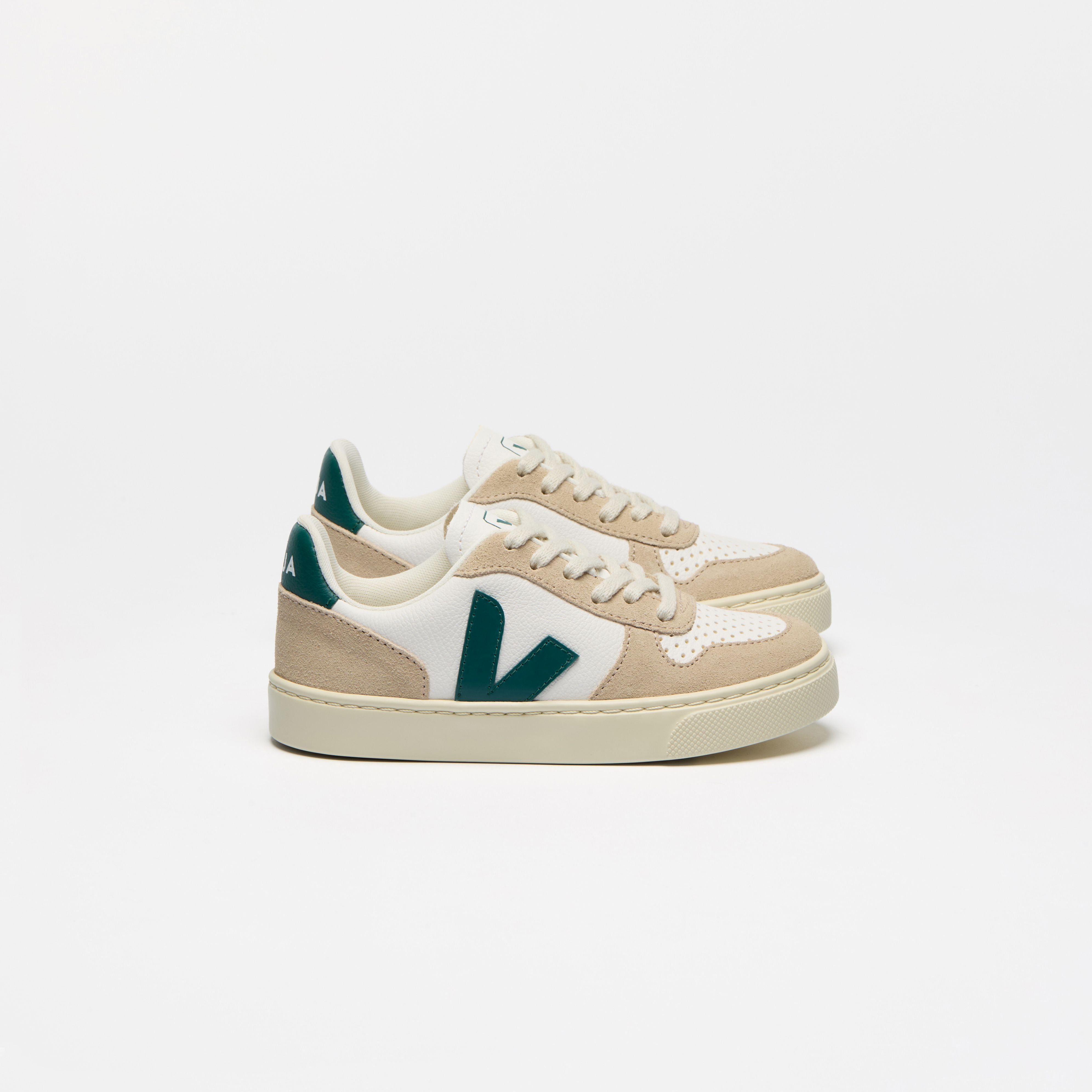 Boys & Girls Beige"Small V-10 Laces"Shoes