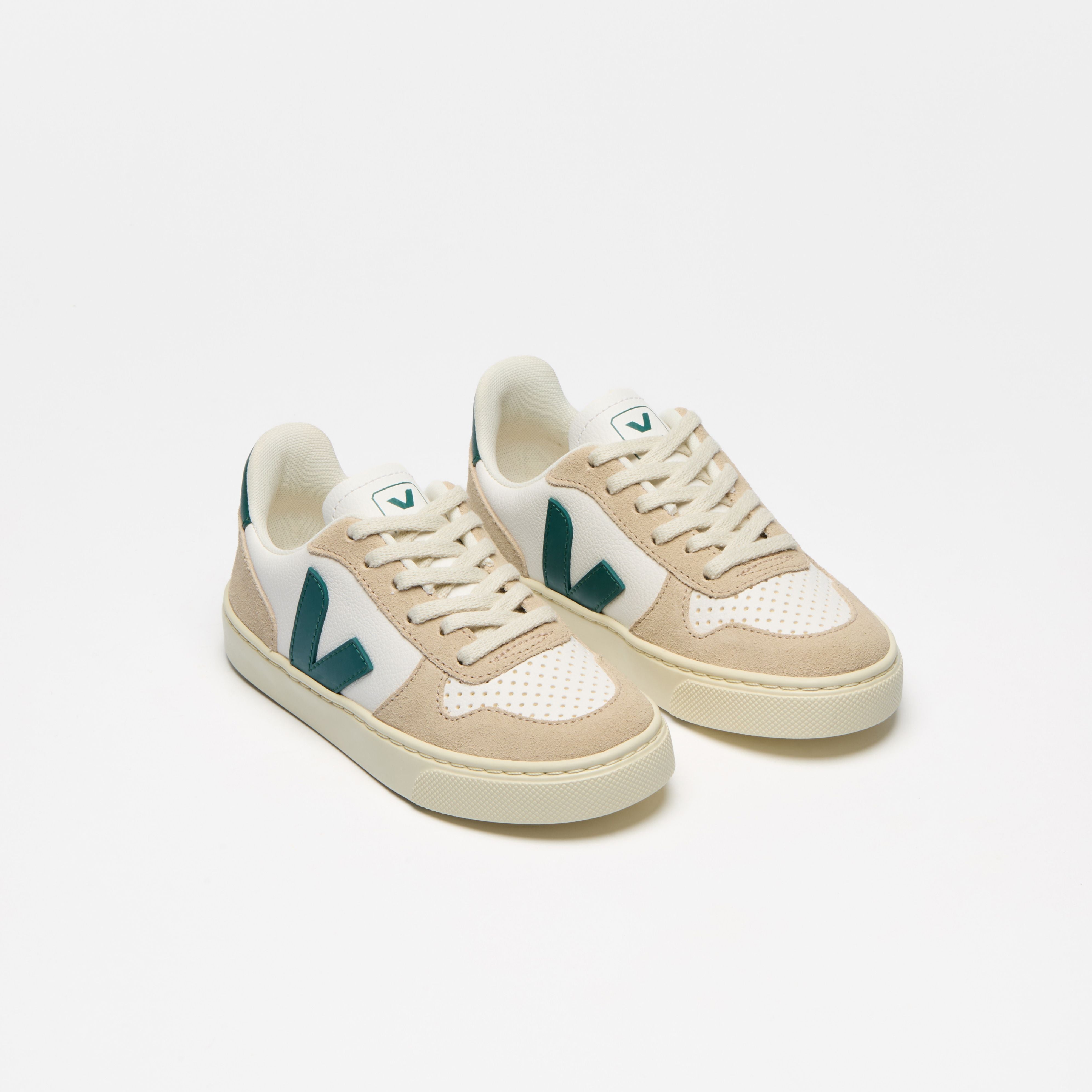 Boys & Girls Beige"Small V-10 Laces"Shoes