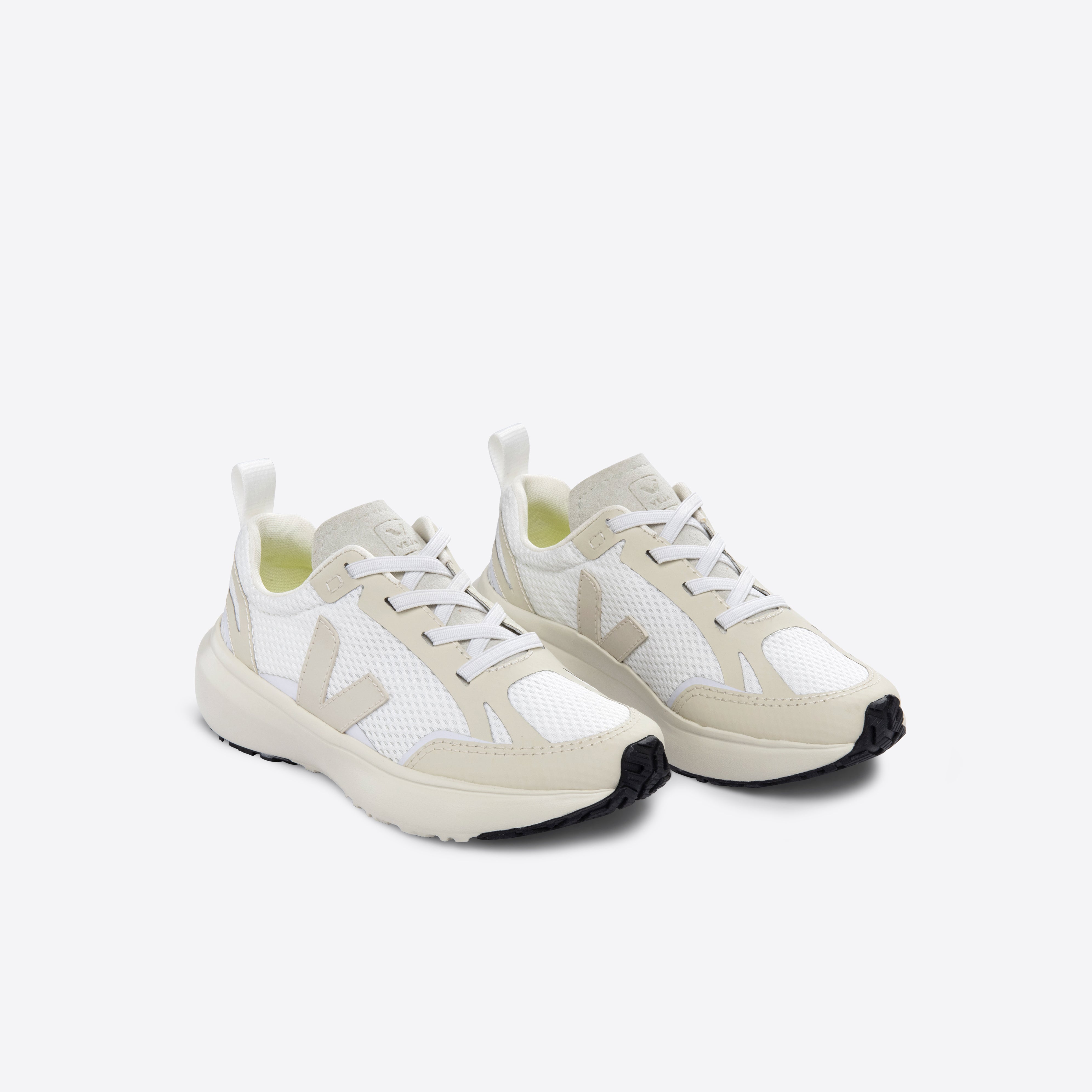 Boys & Girls White "SMLL CANARY" Shoes