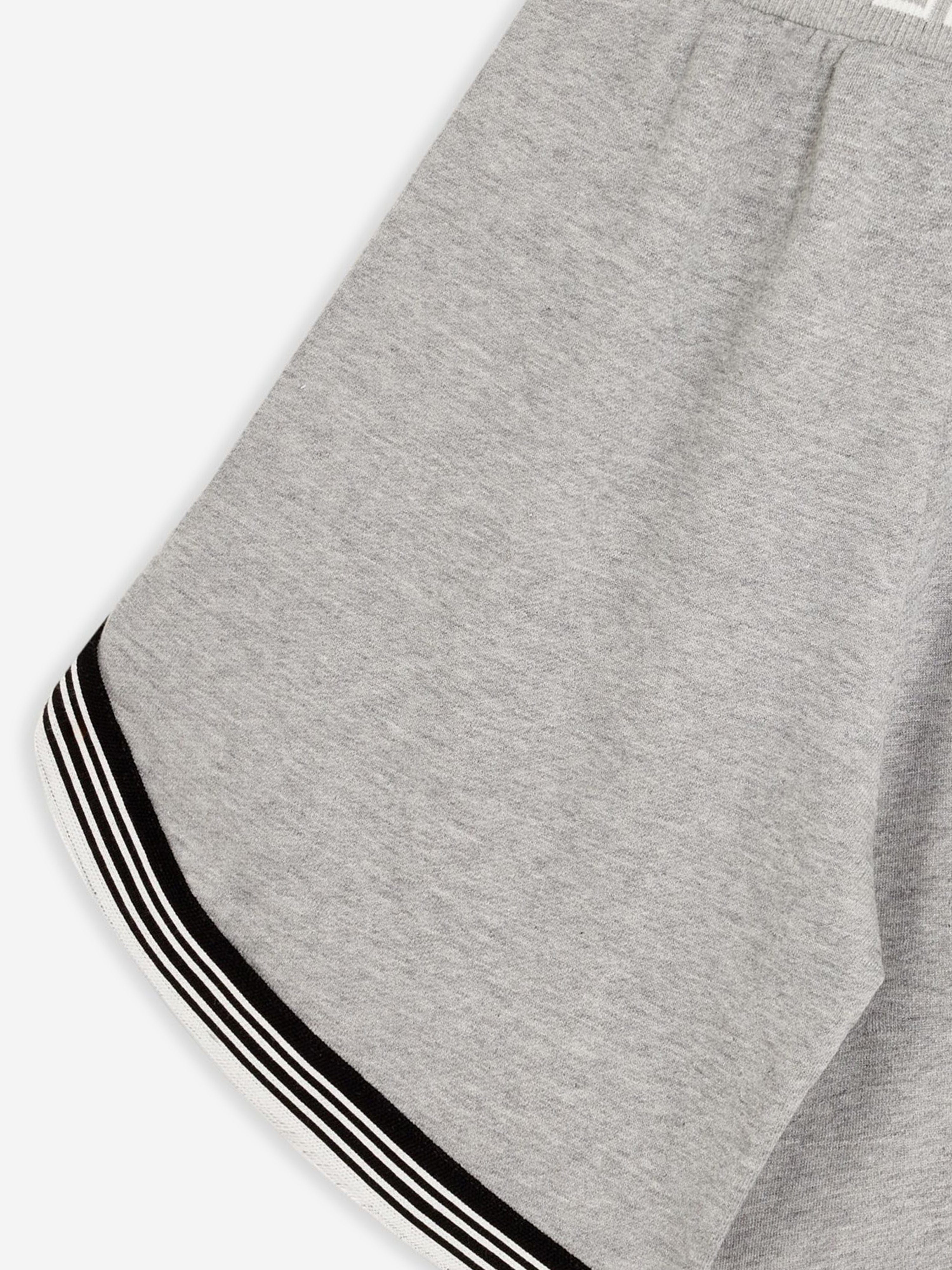 Versace Boys Medusa Logo Shorts in Grey