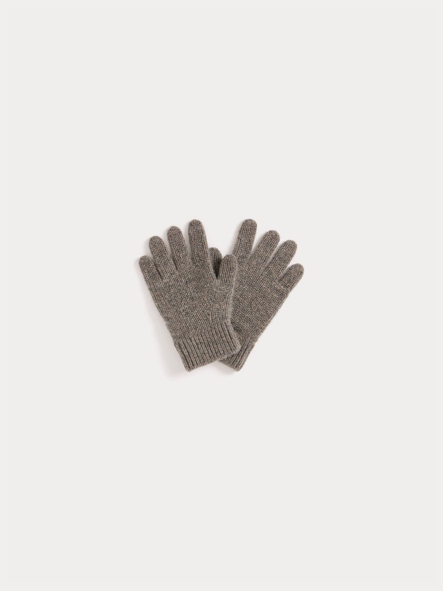 Boys Brown Cashmere Gloves