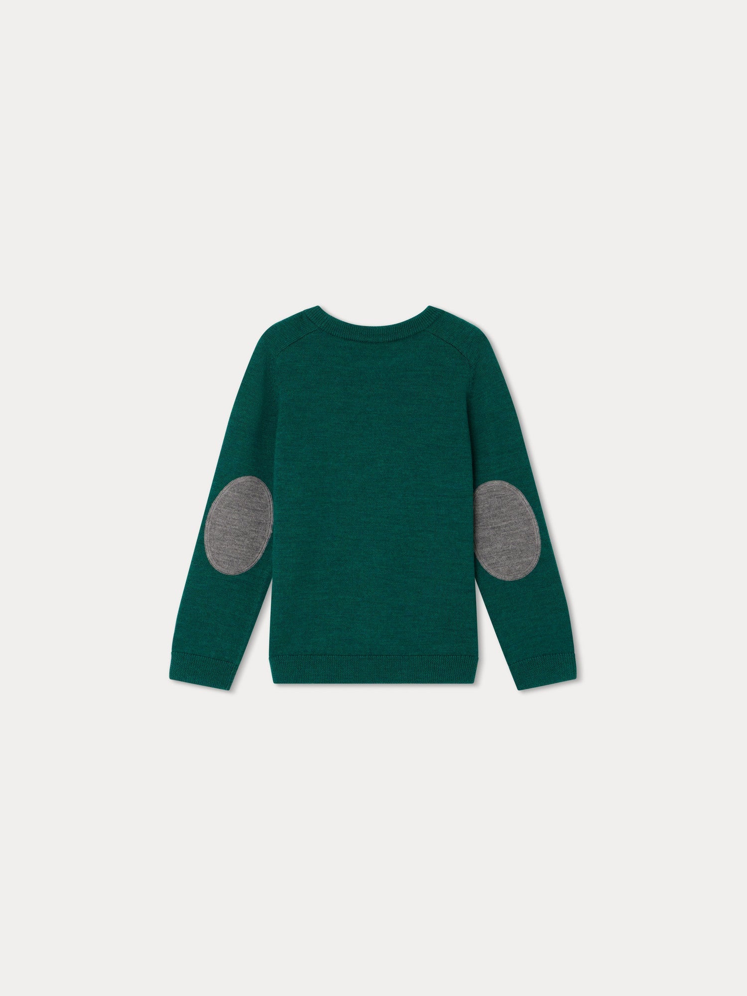 Boys Green Wool Sweater