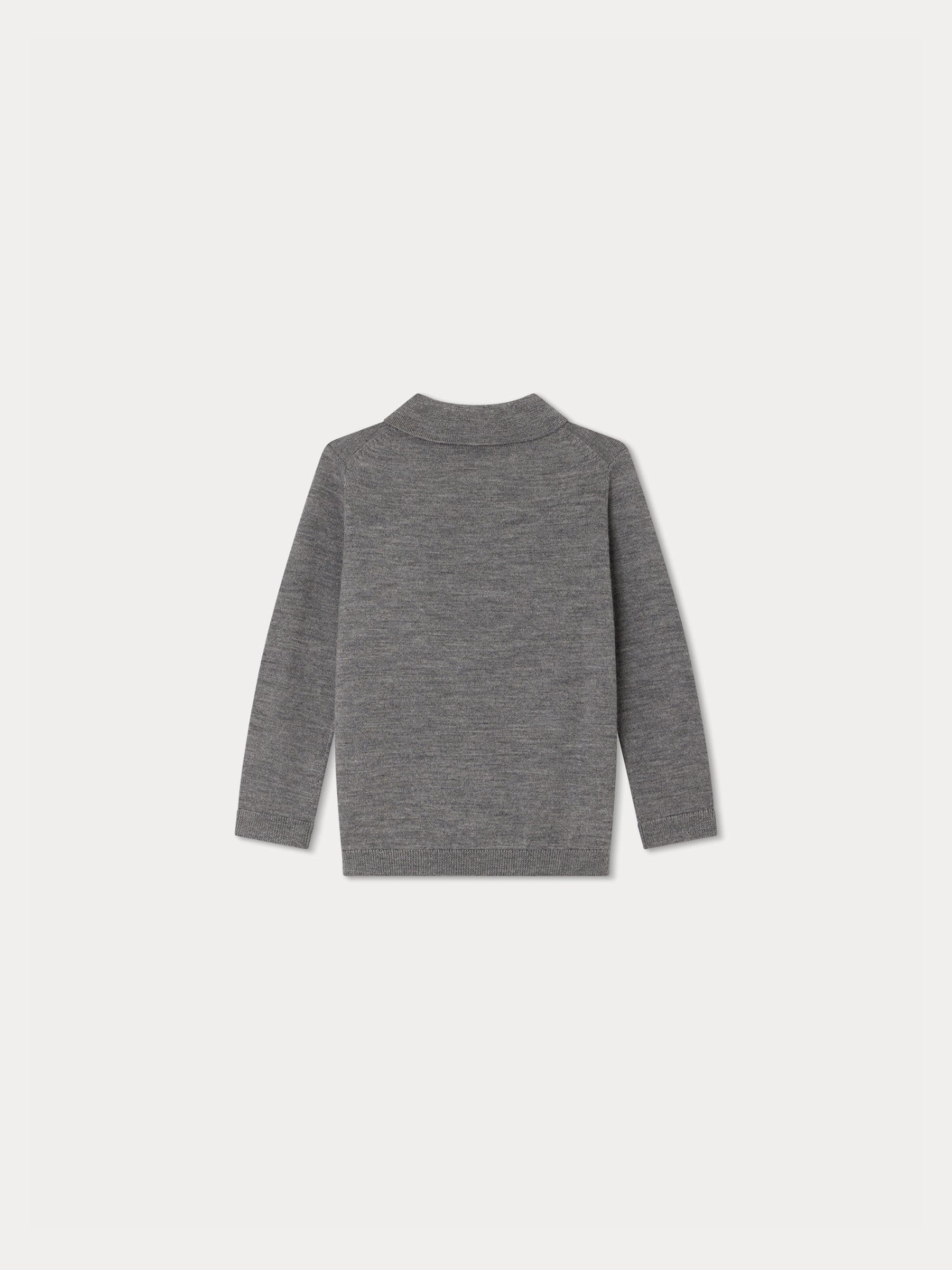 Boys Grey Wool Sweater