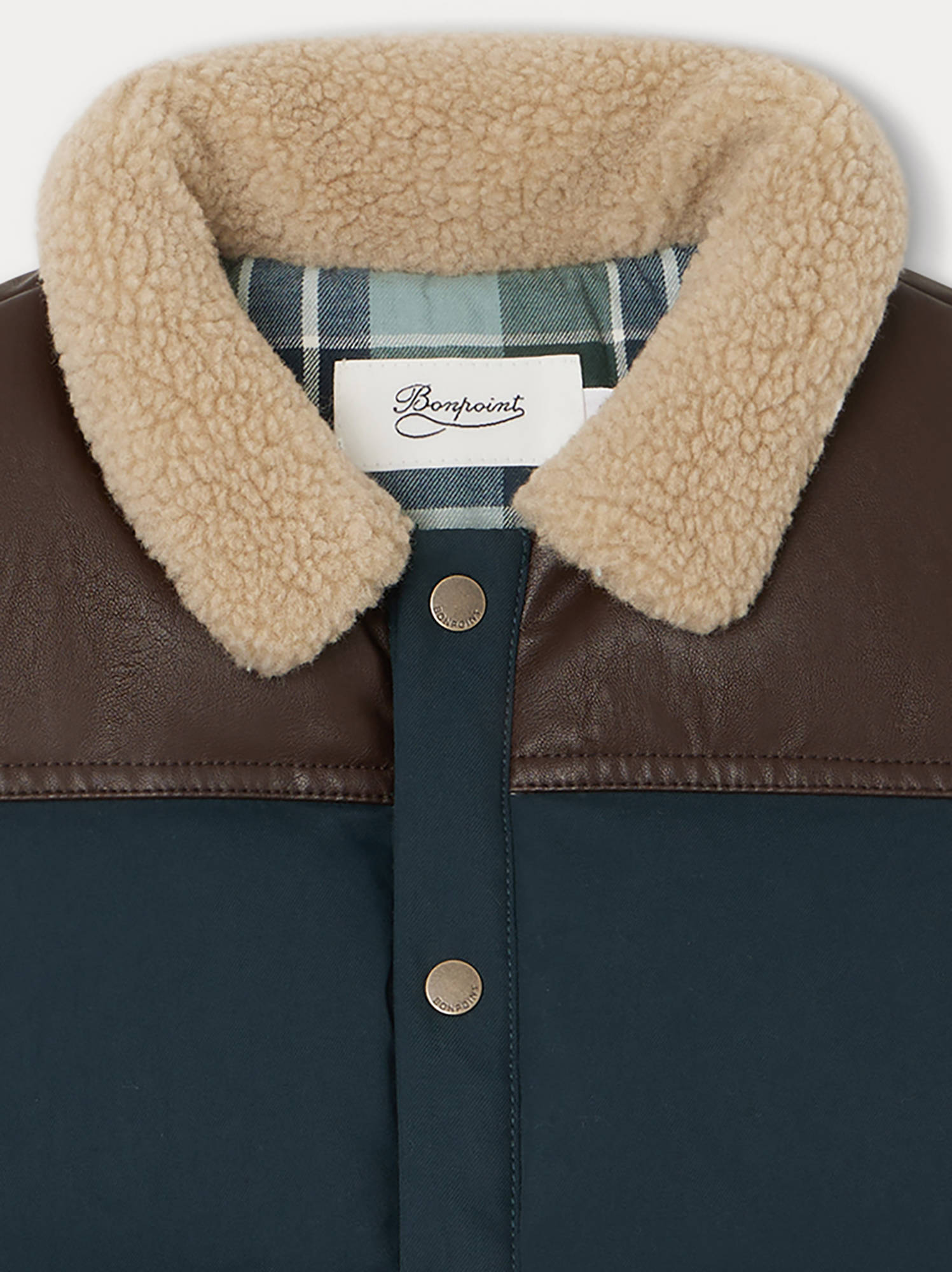 Boys Dark Green Padded Down Gilet
