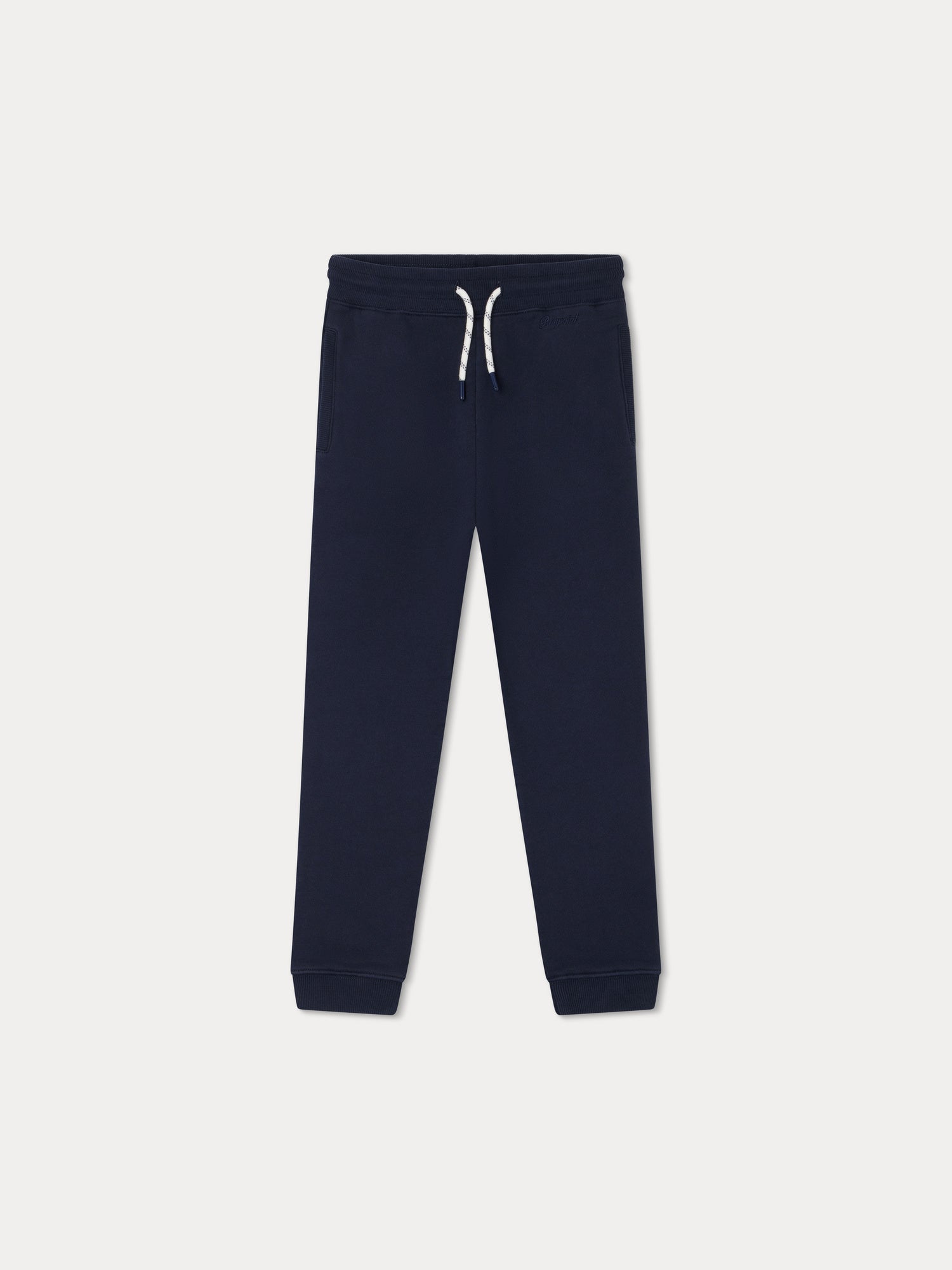 Boys Navy Cotton Trousers