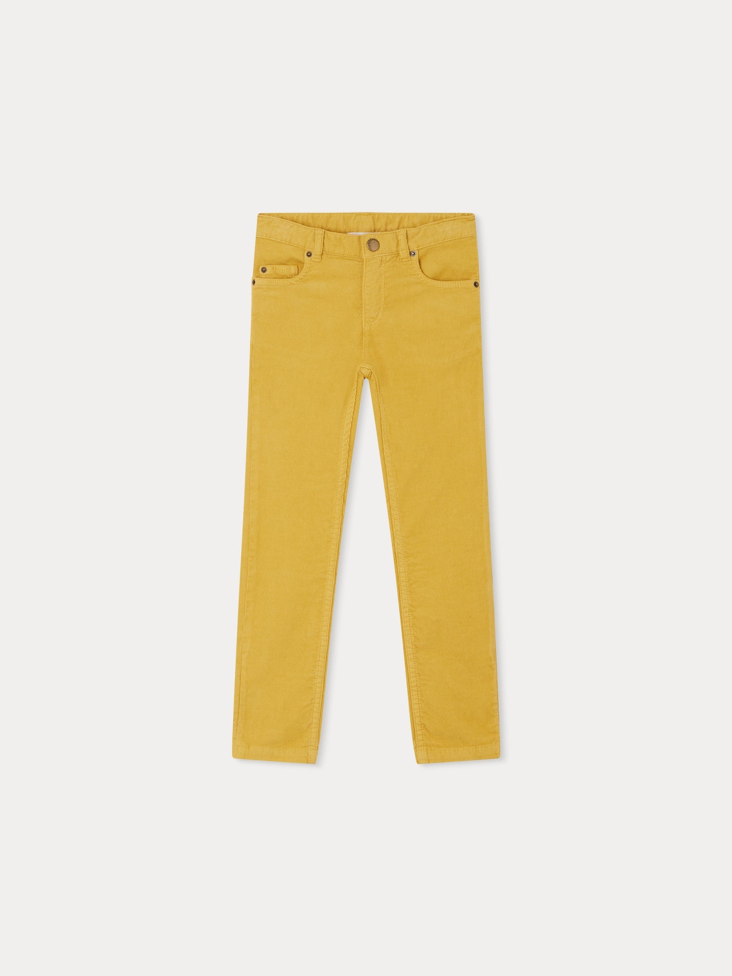 Boys & Girls Yellow Corduroy Trousers