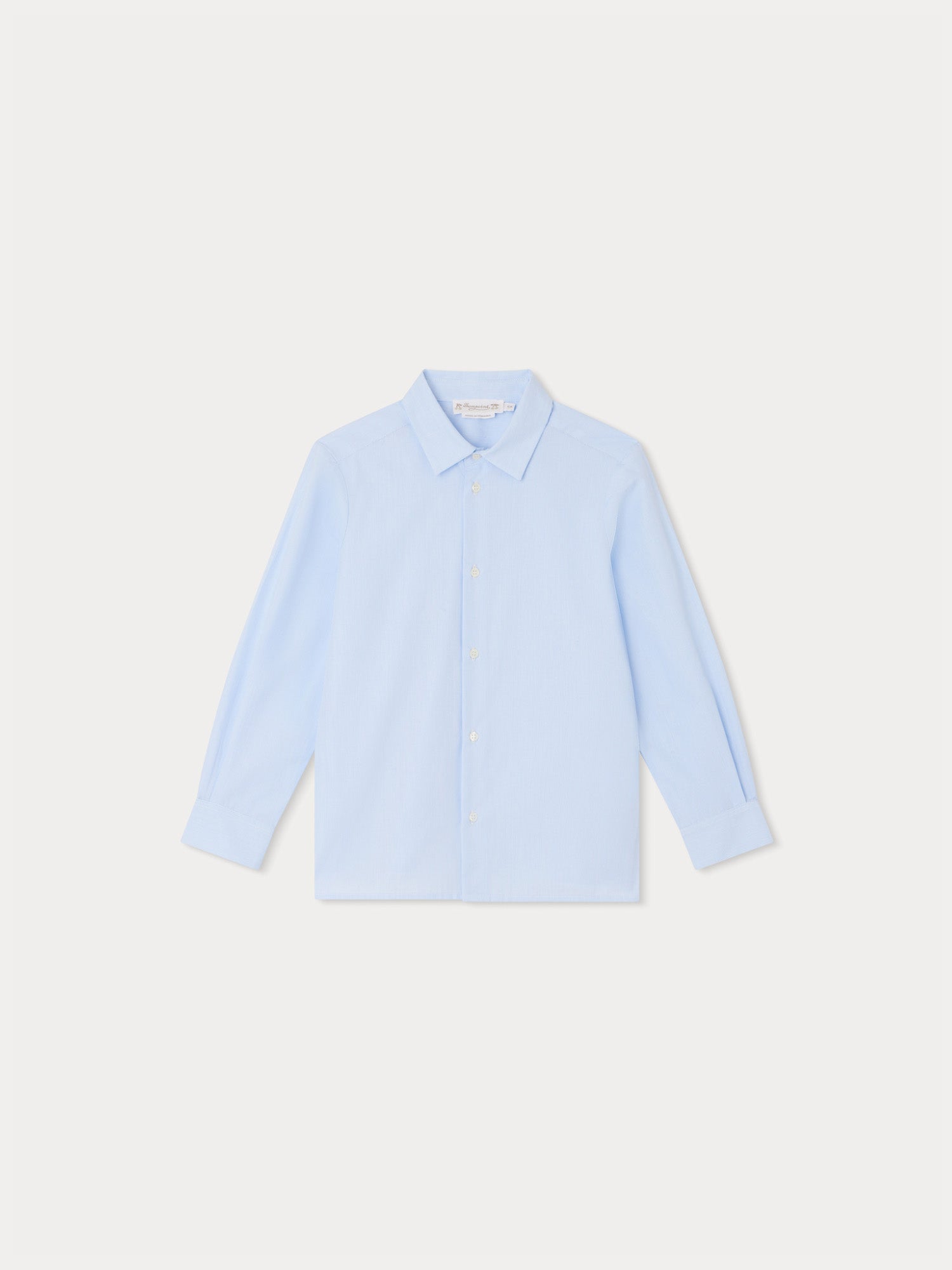 Boys Blue Stripes Cotton Shirt