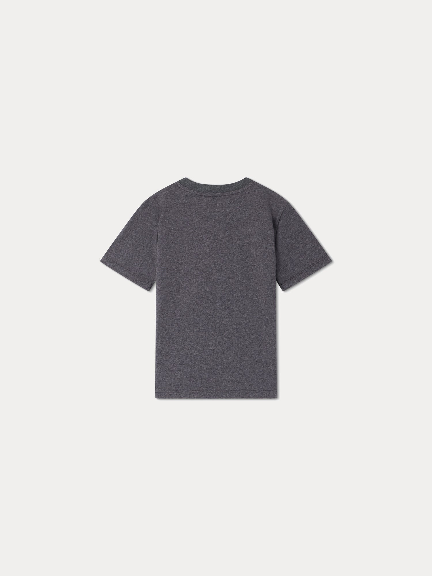 Boys Grey Logo Cotton T-Shirt