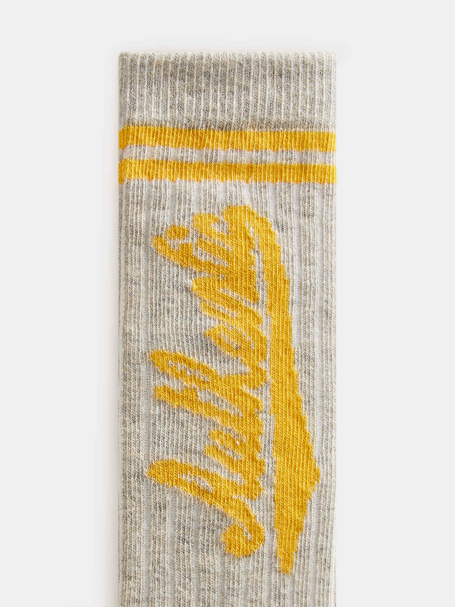 Boys & Girls Grey Logo Cotton Socks