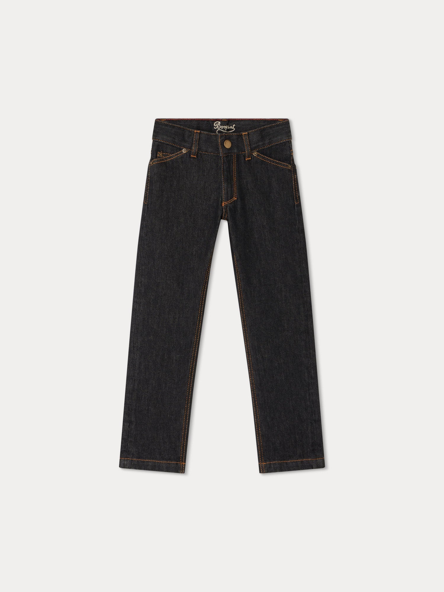 Boys & Girls Black Denim Trousers