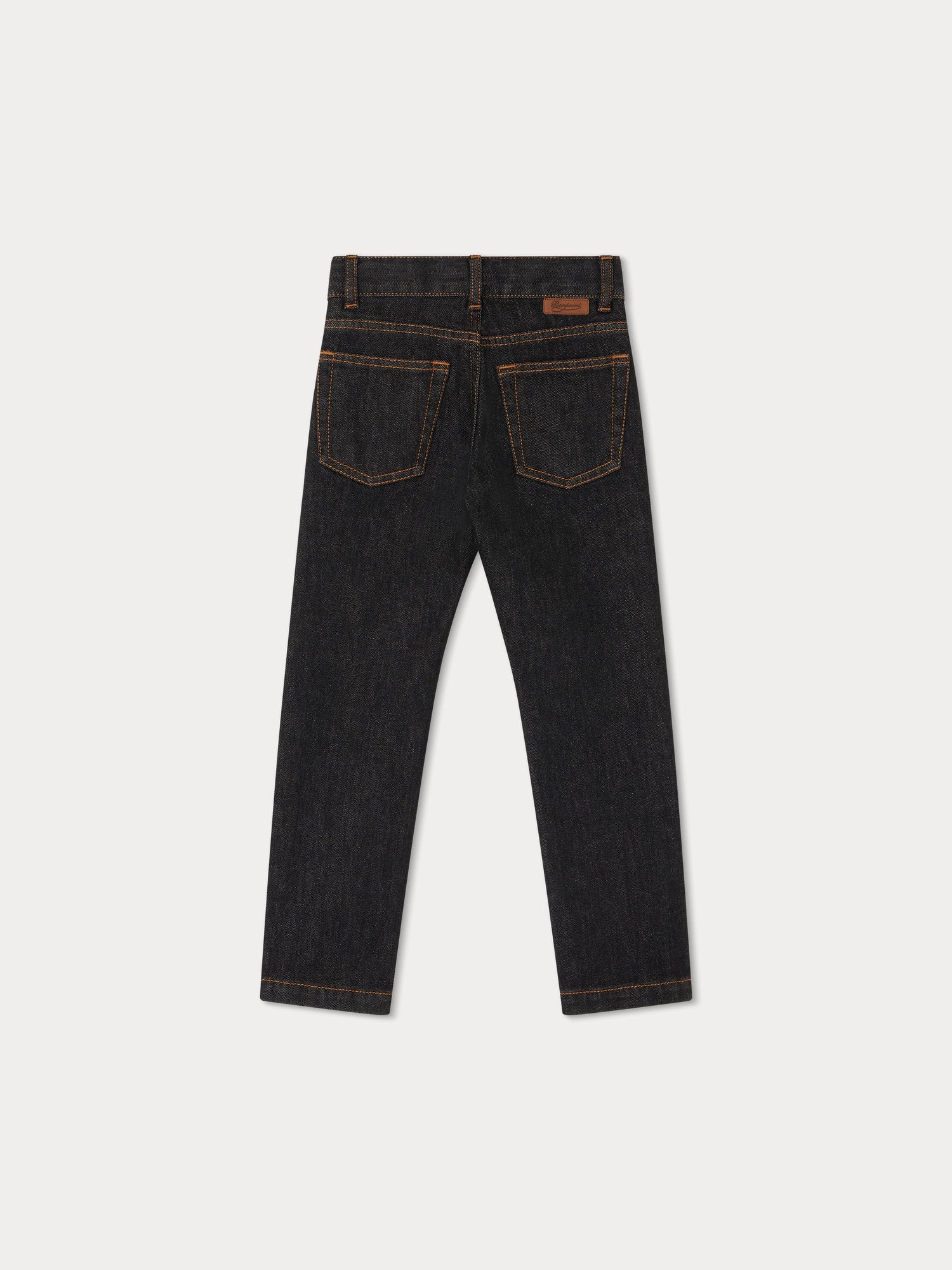 Boys & Girls Black Denim Trousers