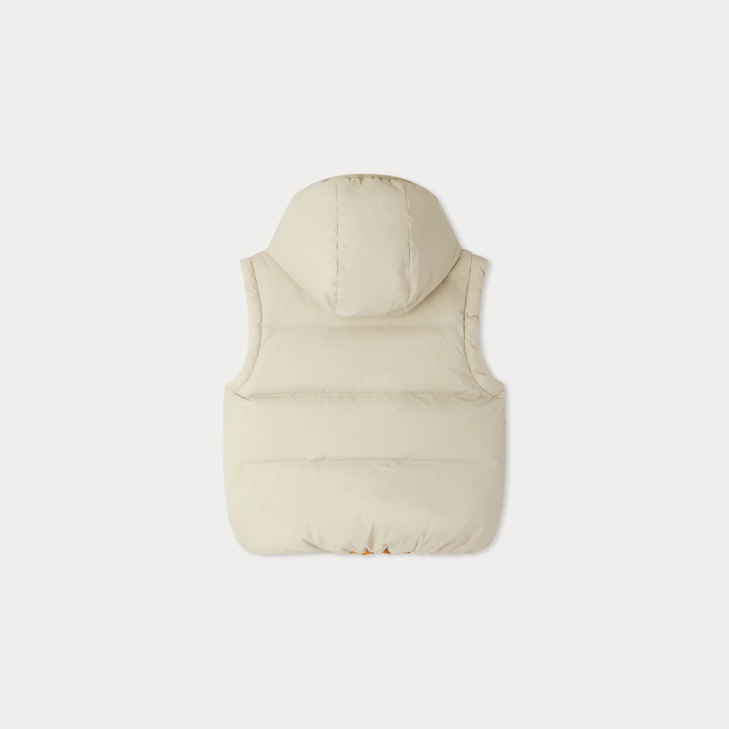 Boys Beige Padded Gilet