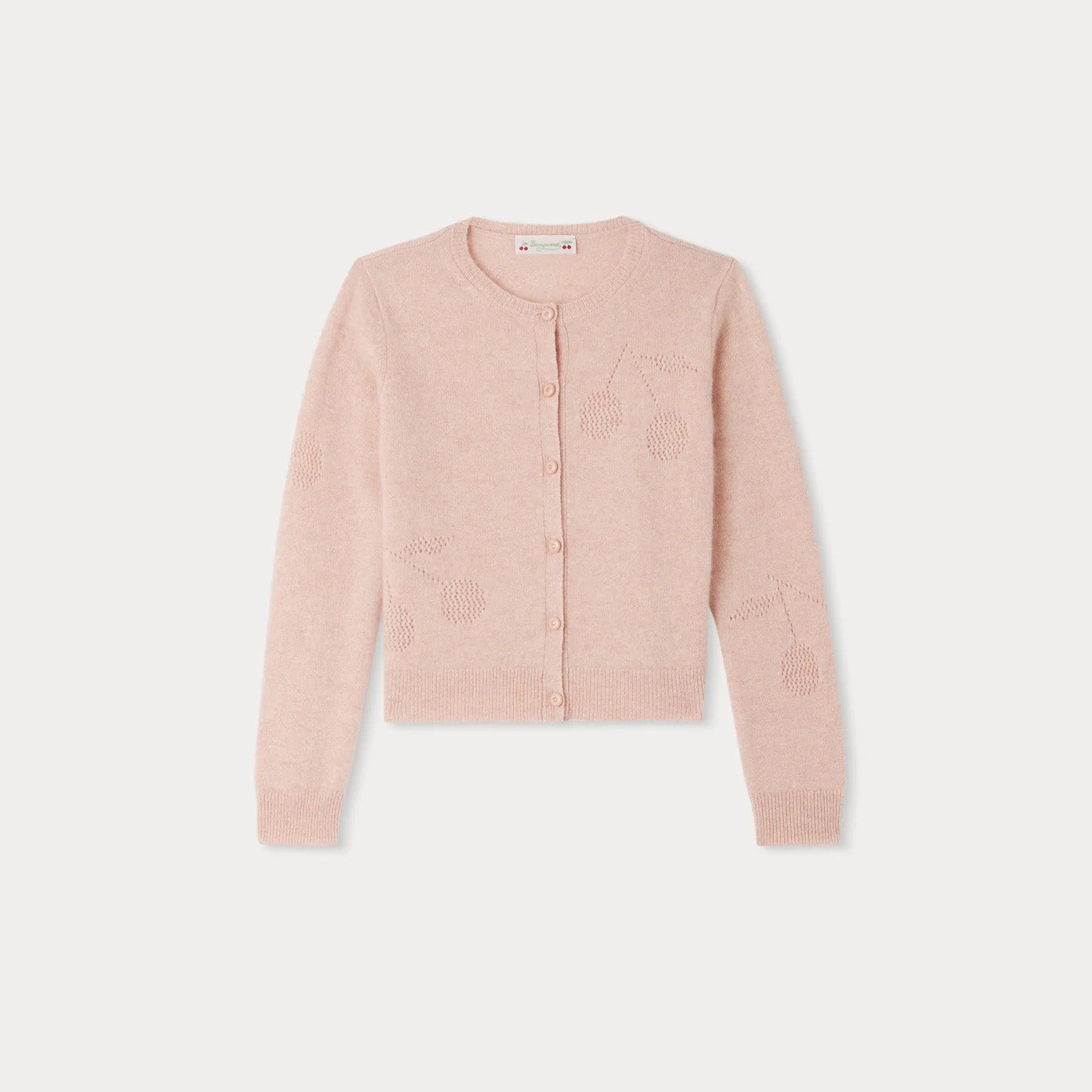 Girls Pink Cashmere Cardigan