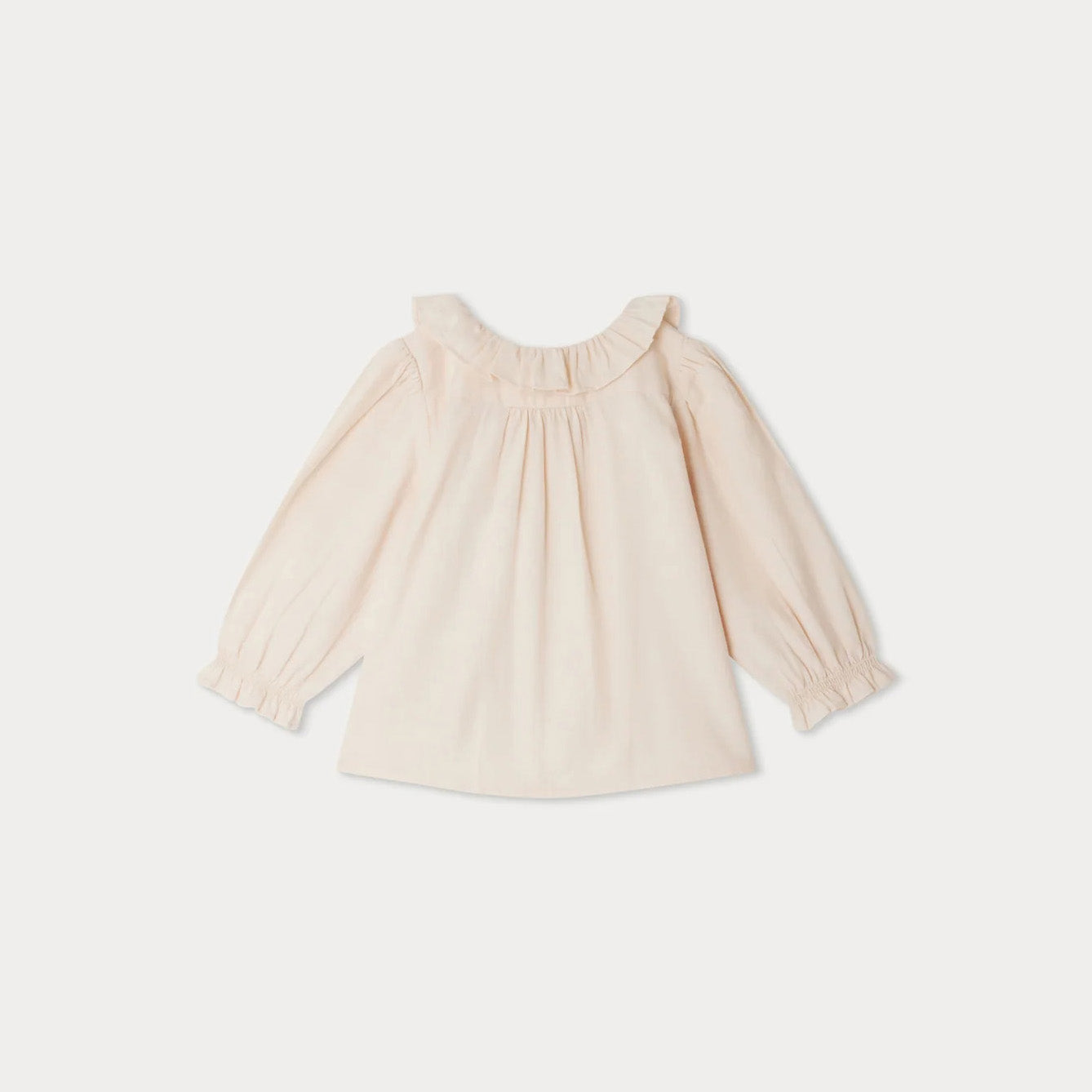 Baby Girls Pale Pink Cotton Shirt