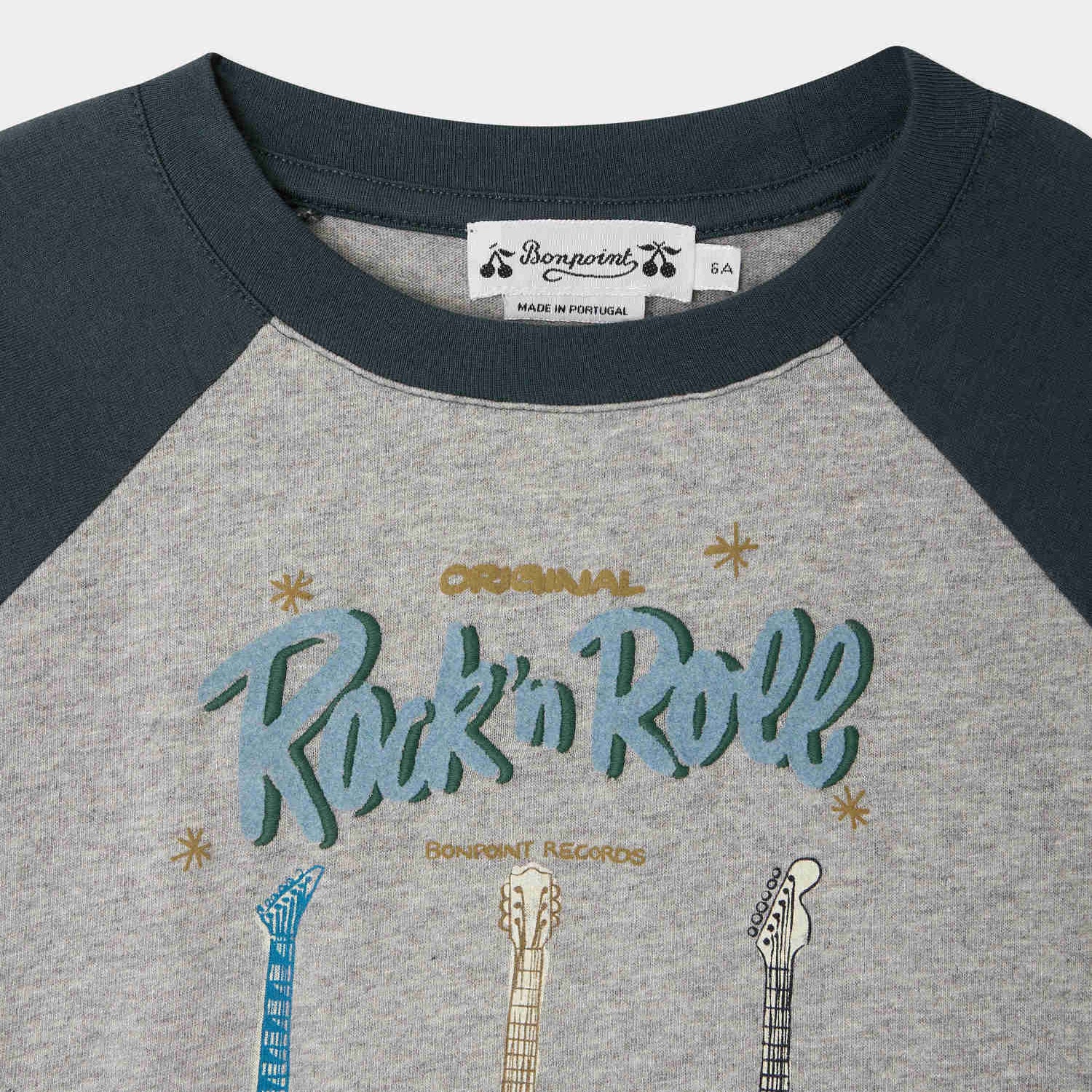 Boys Dark Green Printed Cotton T-Shirt