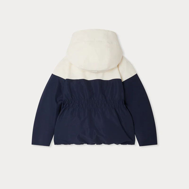 Girls Dark Blue  Padded Down Ski Jacket