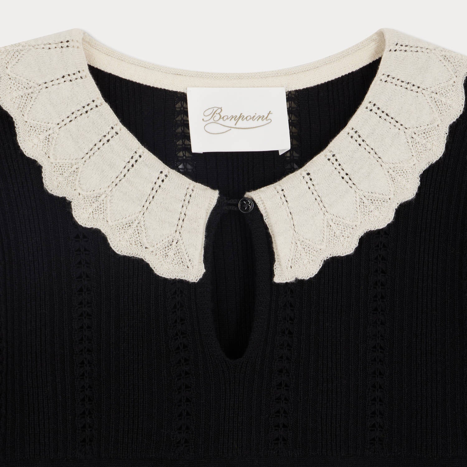 Women Black Wool Sweater