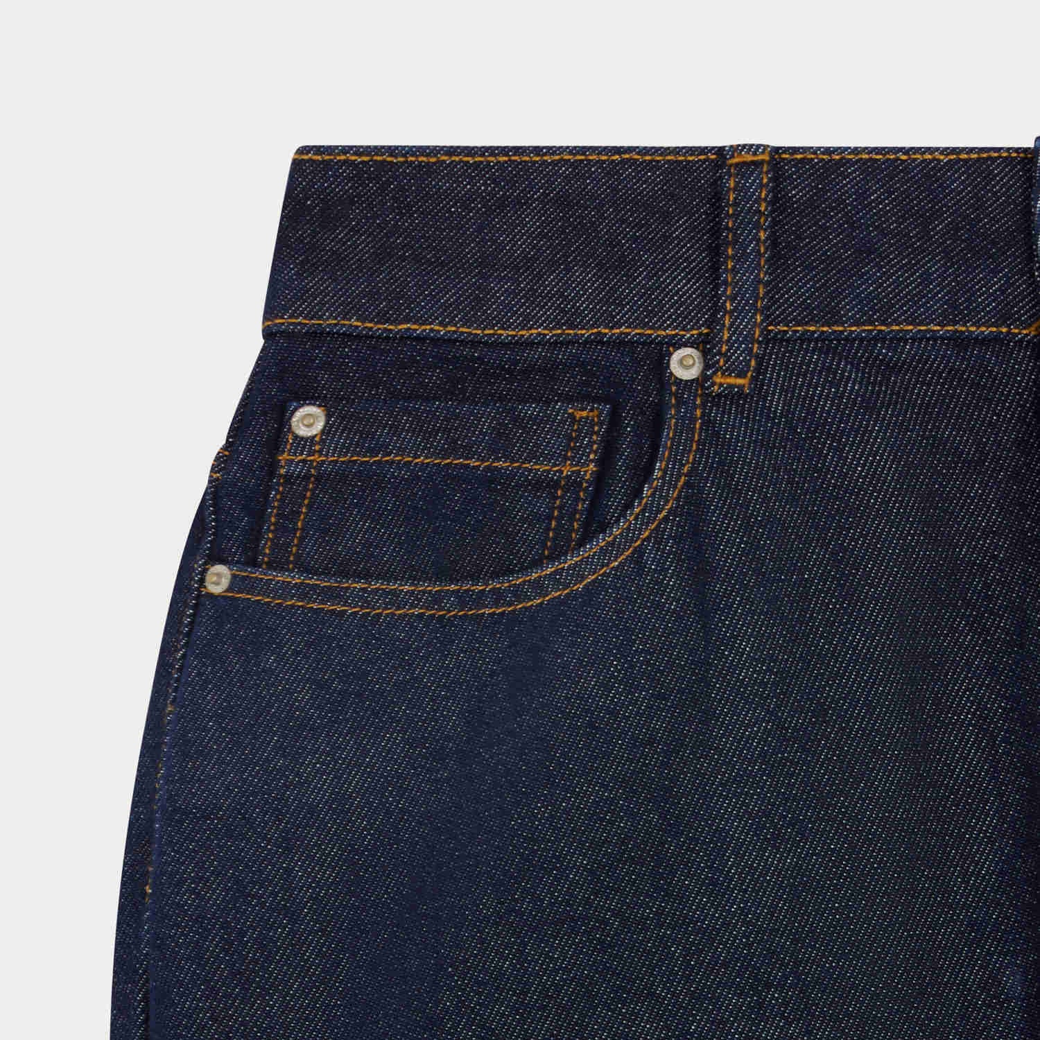 Women Dark Blue Denim Trousers