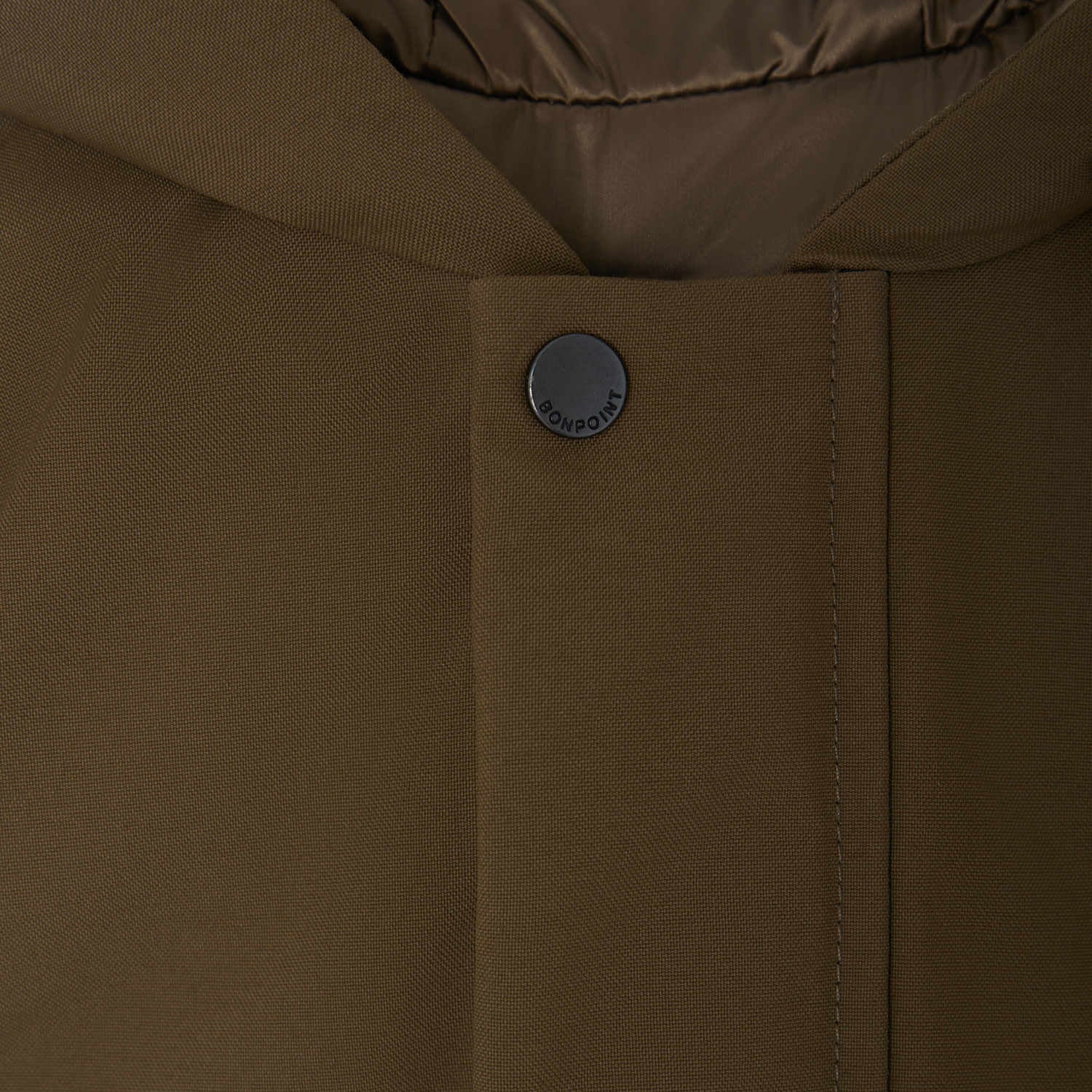 Baby Boys Khaki Green Padded Down Coat