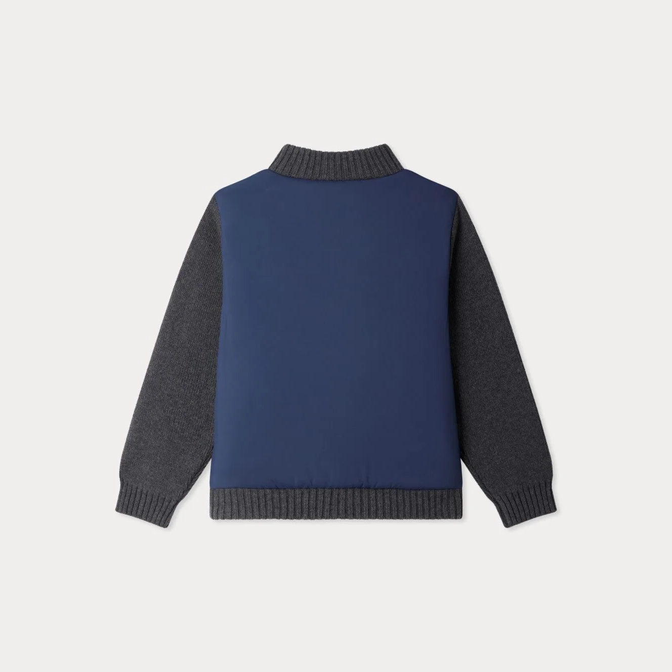 Boys Navy Zip-Up Jacket