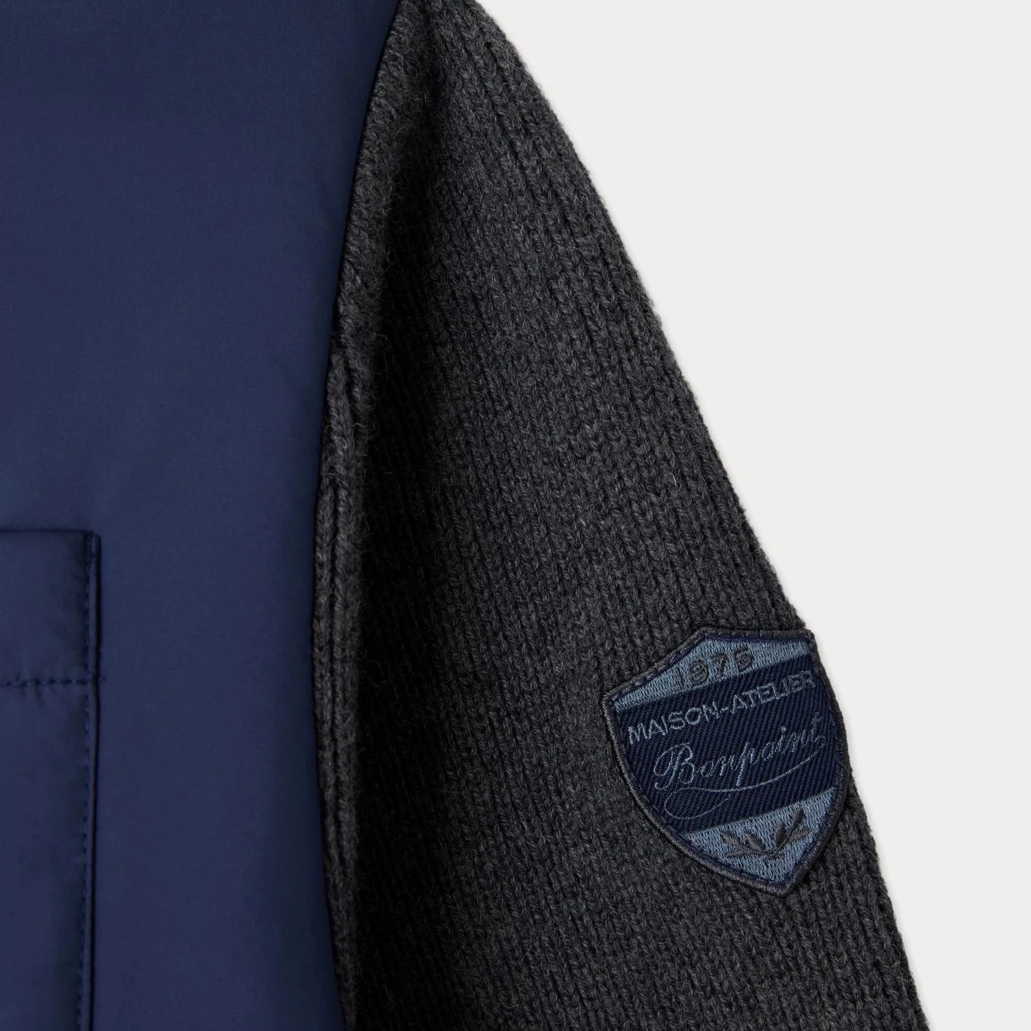 Boys Navy Zip-Up Jacket