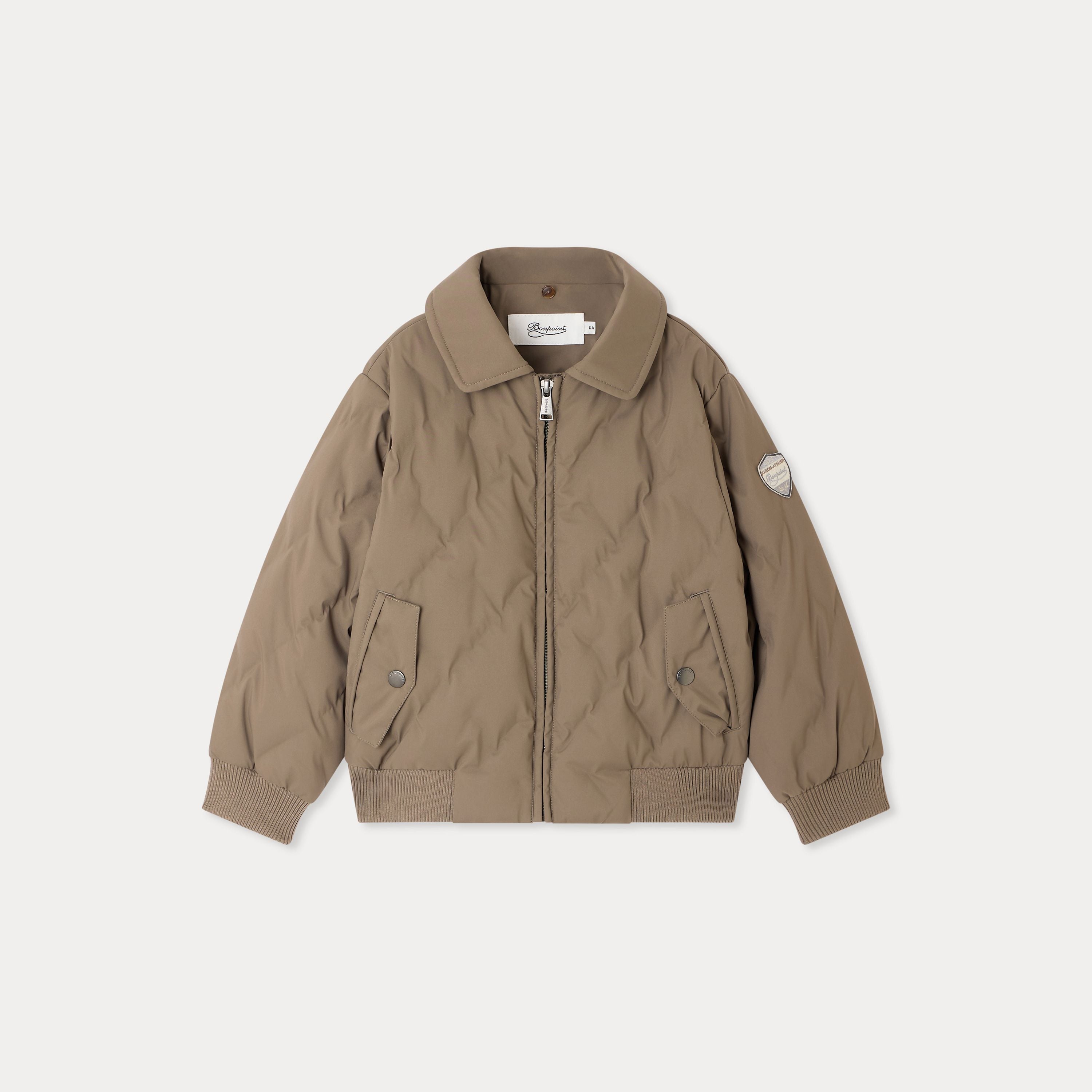 Boys Verdigris Quilted Jacket