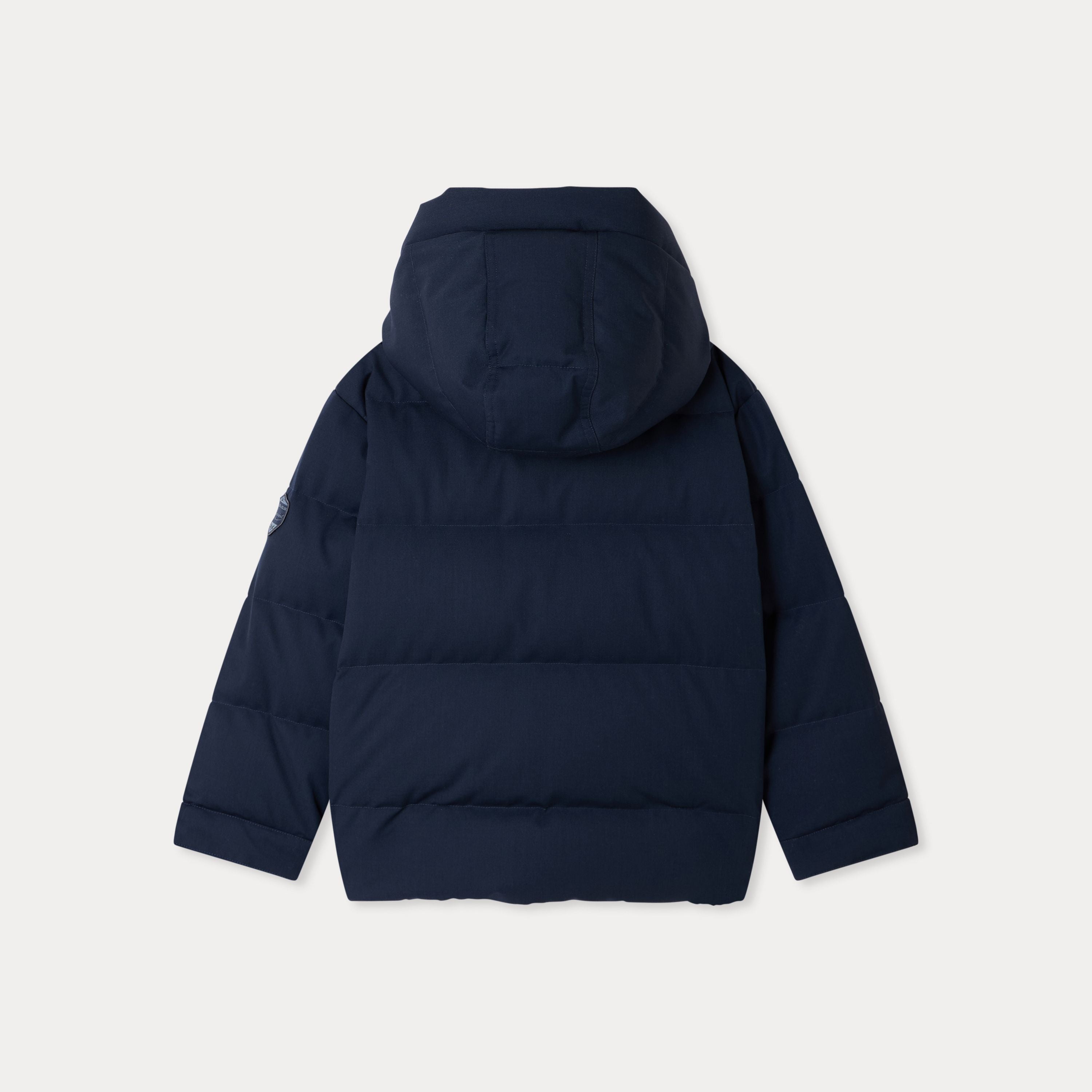 Boys Navy Padded Down Jacket