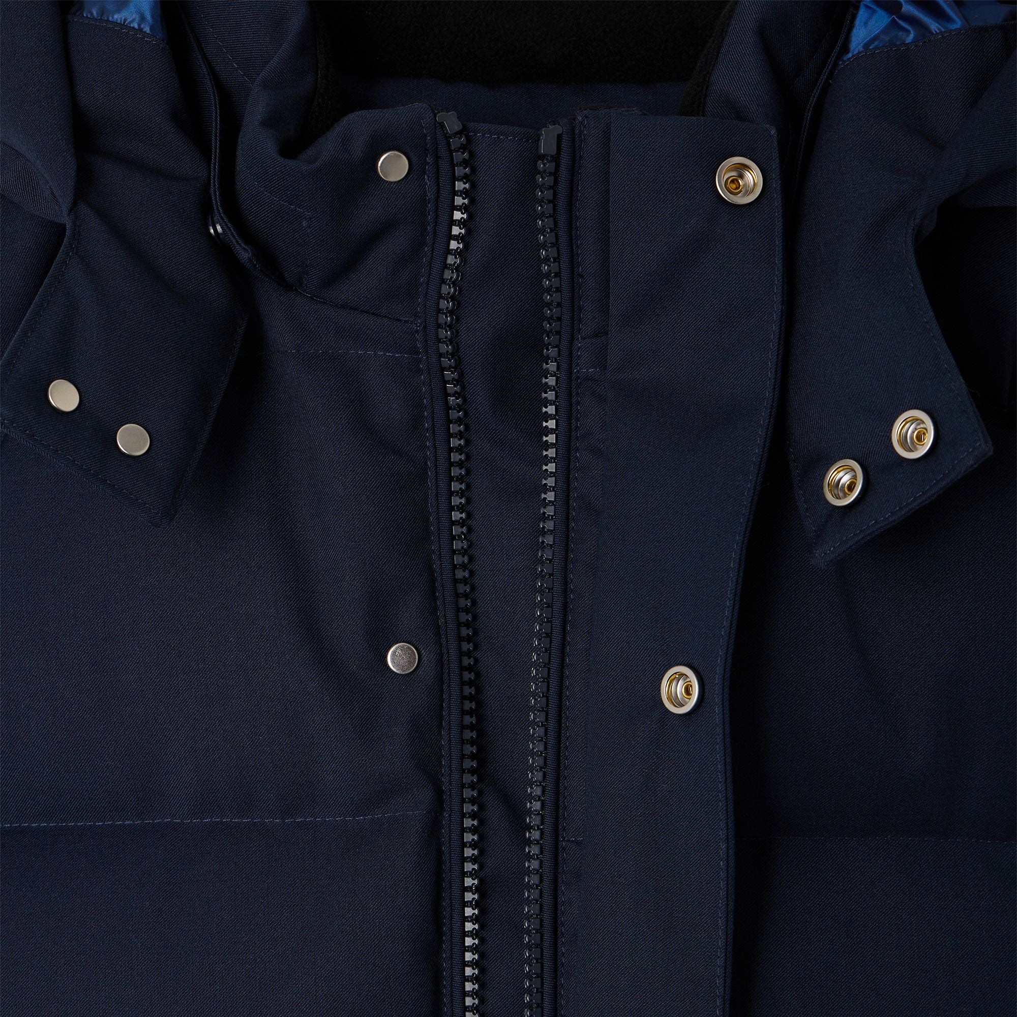 Boys Navy Padded Down Jacket