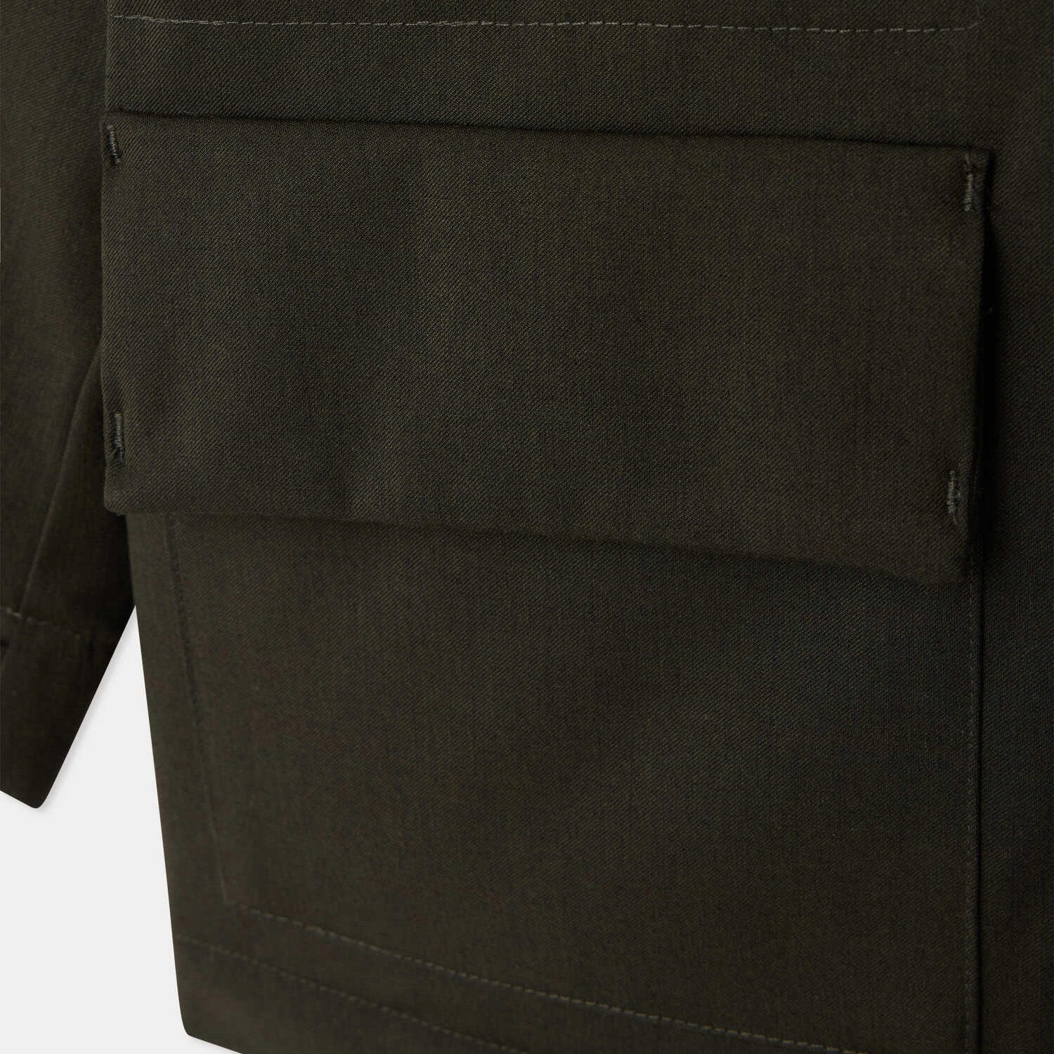 Boys Khaki Padded Down Coat