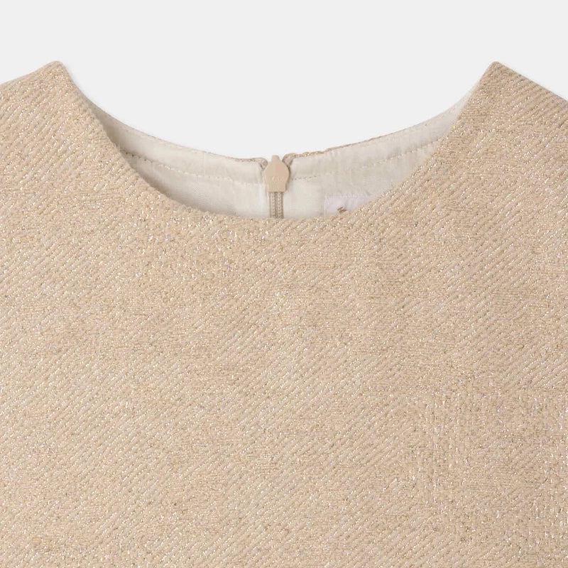 Girls Beige Dress