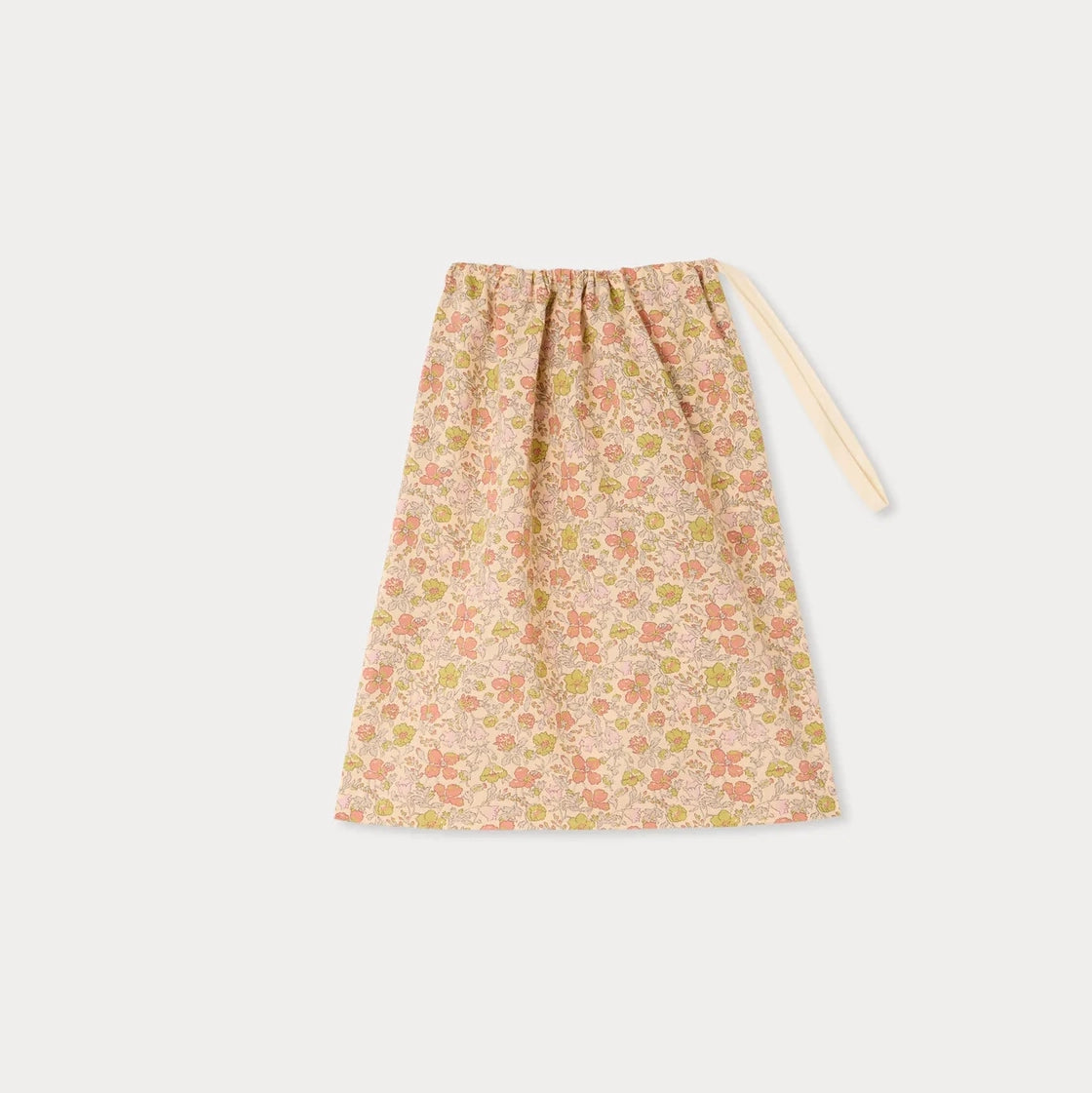 Girls Pink Floral Cotton Nightwear Set