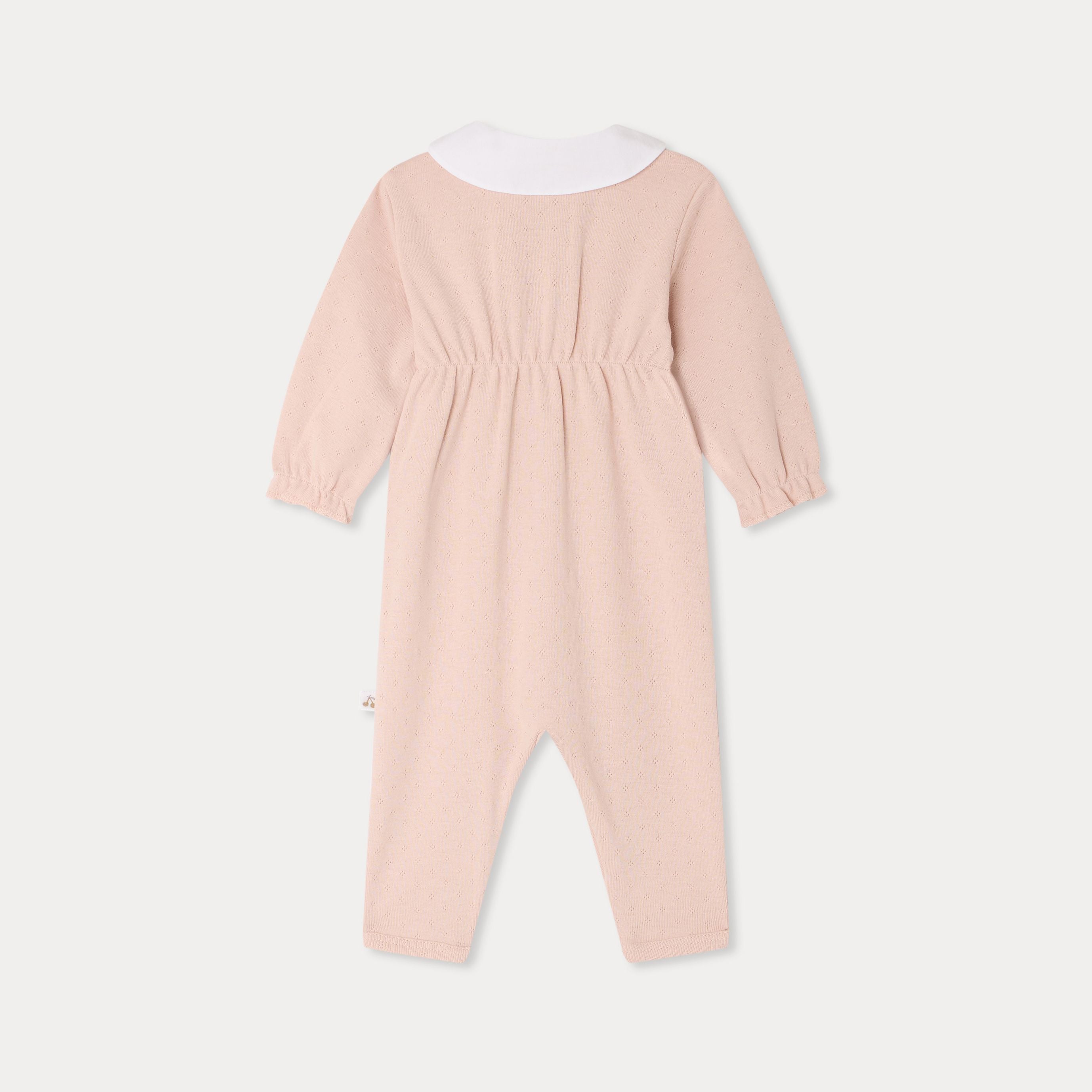 Baby Girls Rose Cotton Babysuit