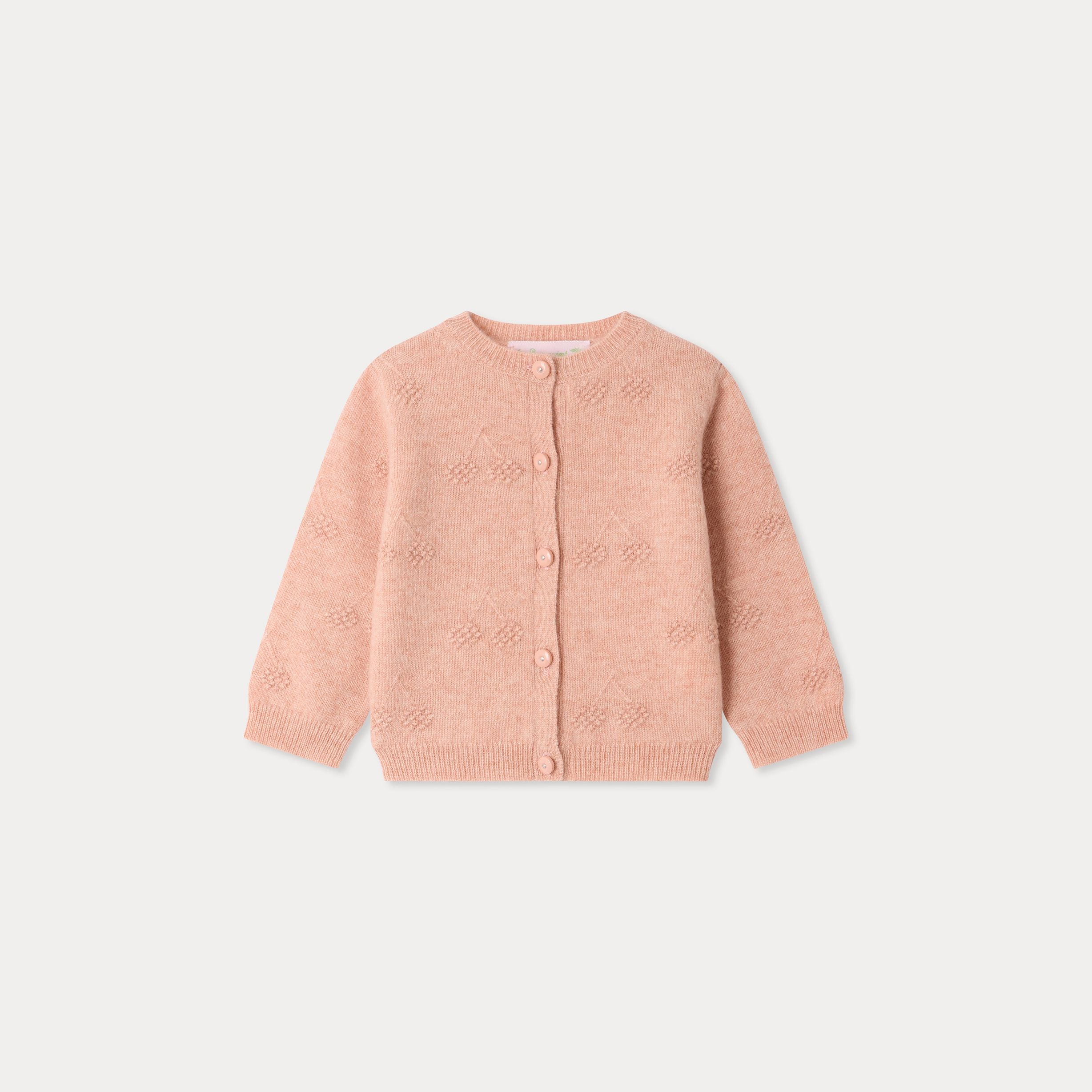 Baby Girls Rose Cashmere Cardigan