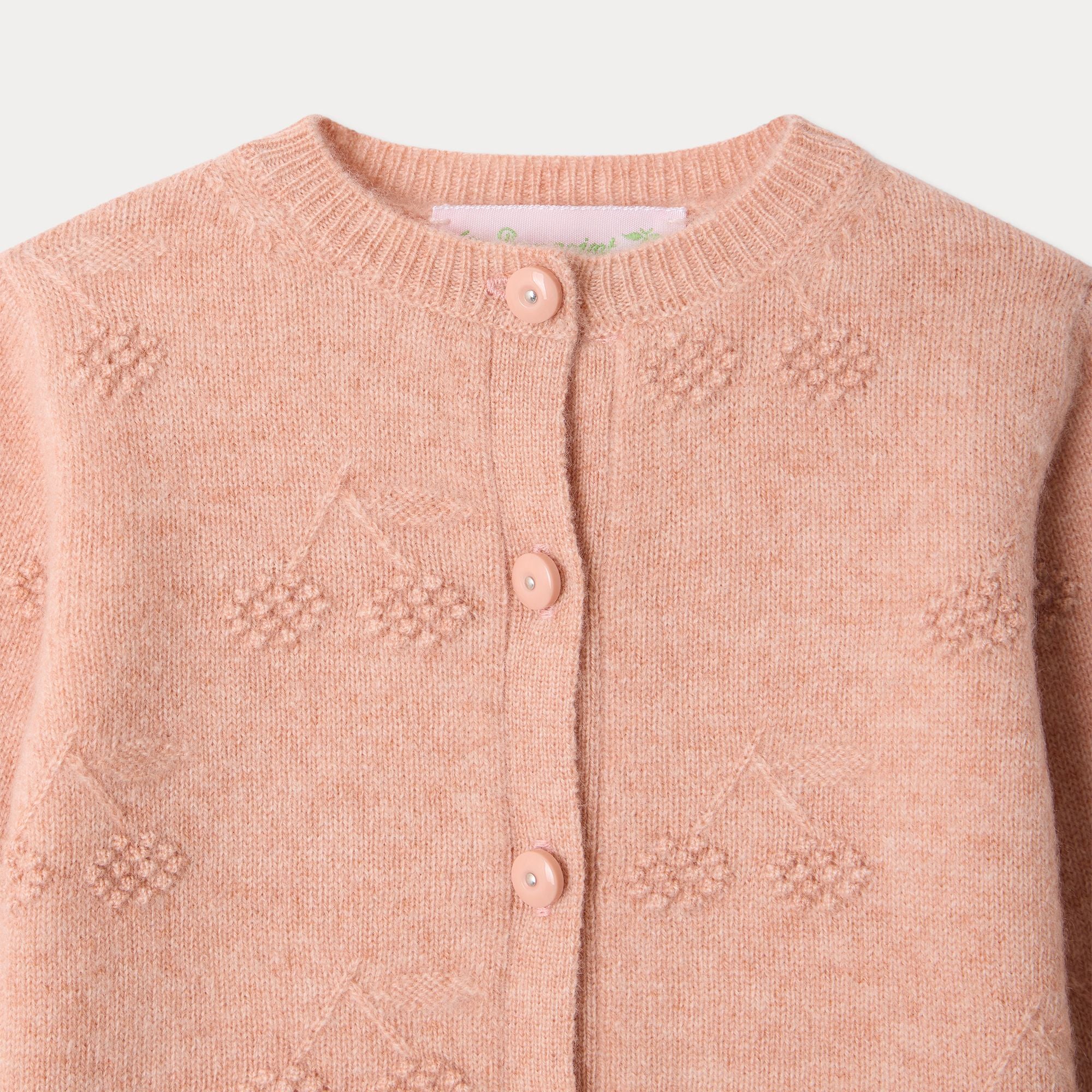 Baby Girls Rose Cashmere Cardigan