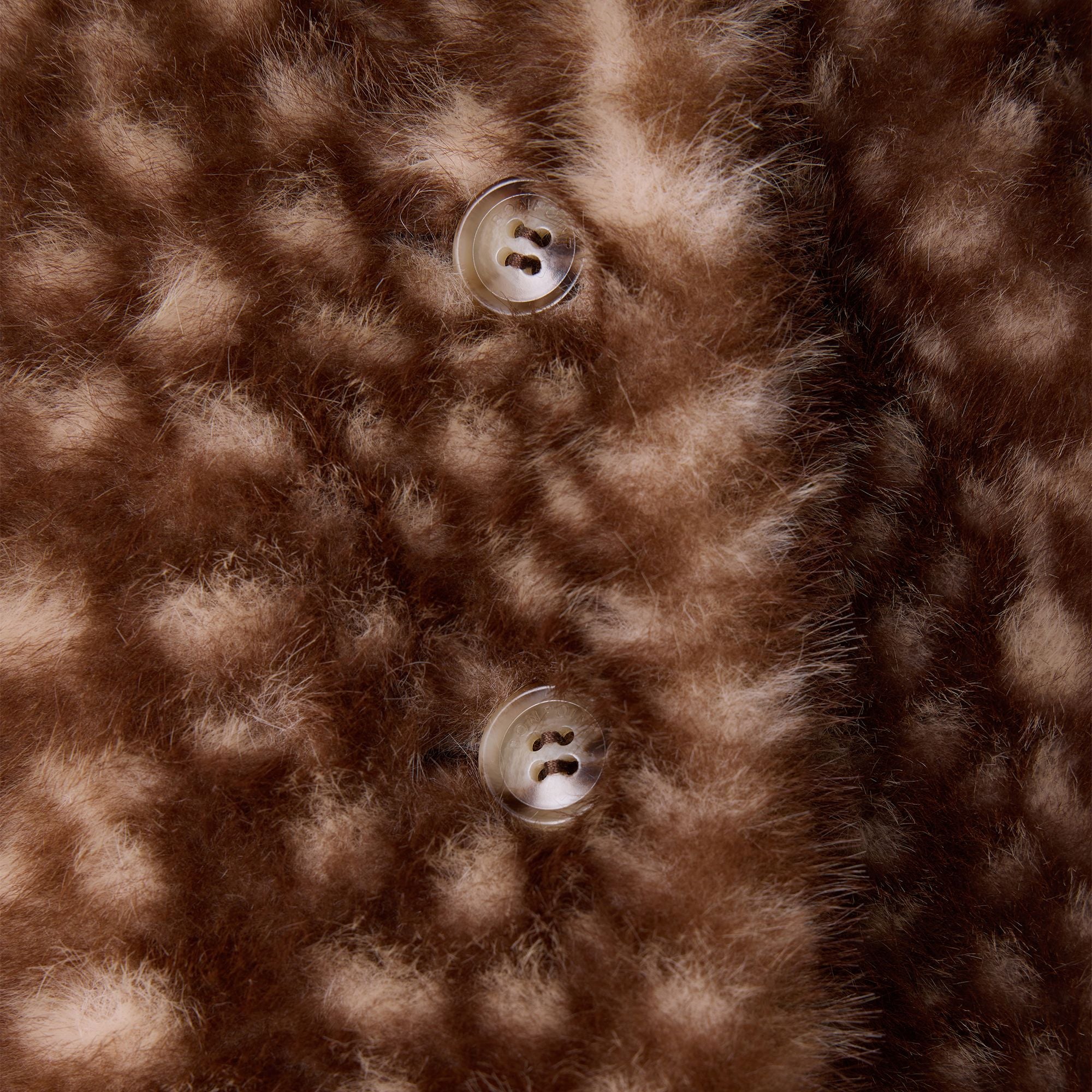 Baby Girls Caramel Faux Fur Coat