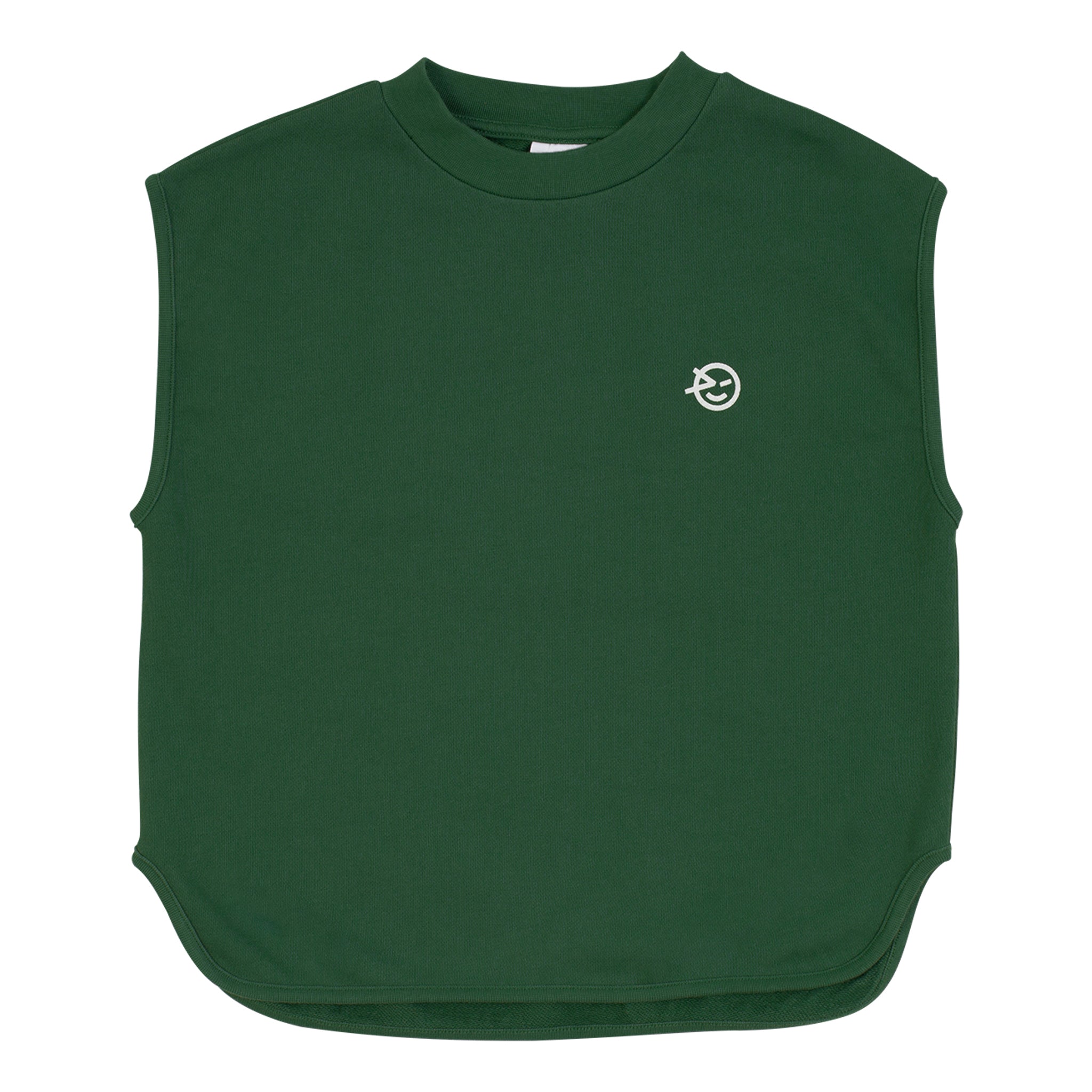 Boys & Girls Green Cotton Vest