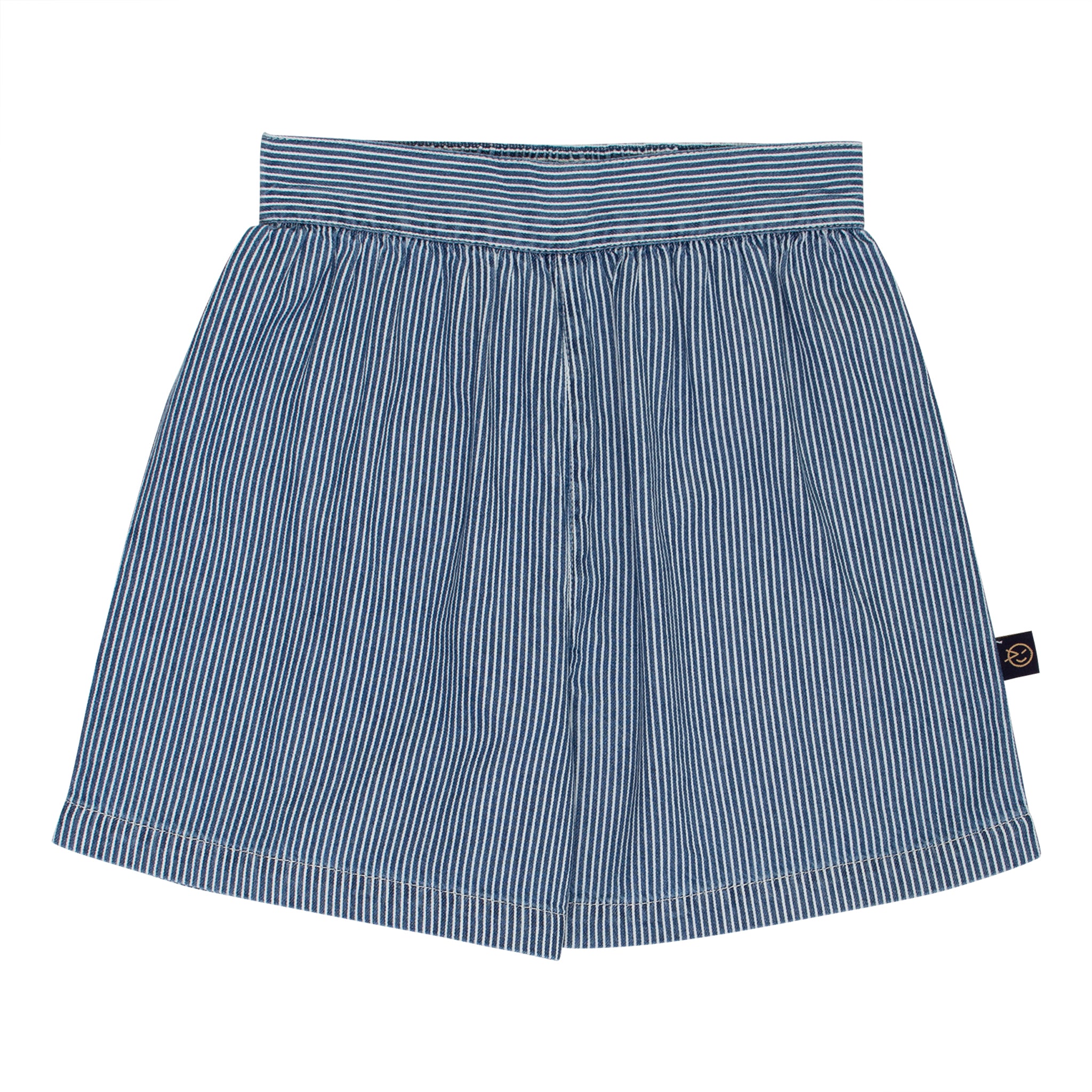 Boys & Girls Blue Stripes Cotton Shorts