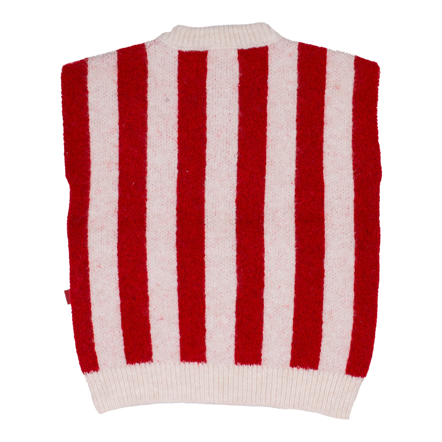 Boys & Girls Red Stripes Knit Gilet