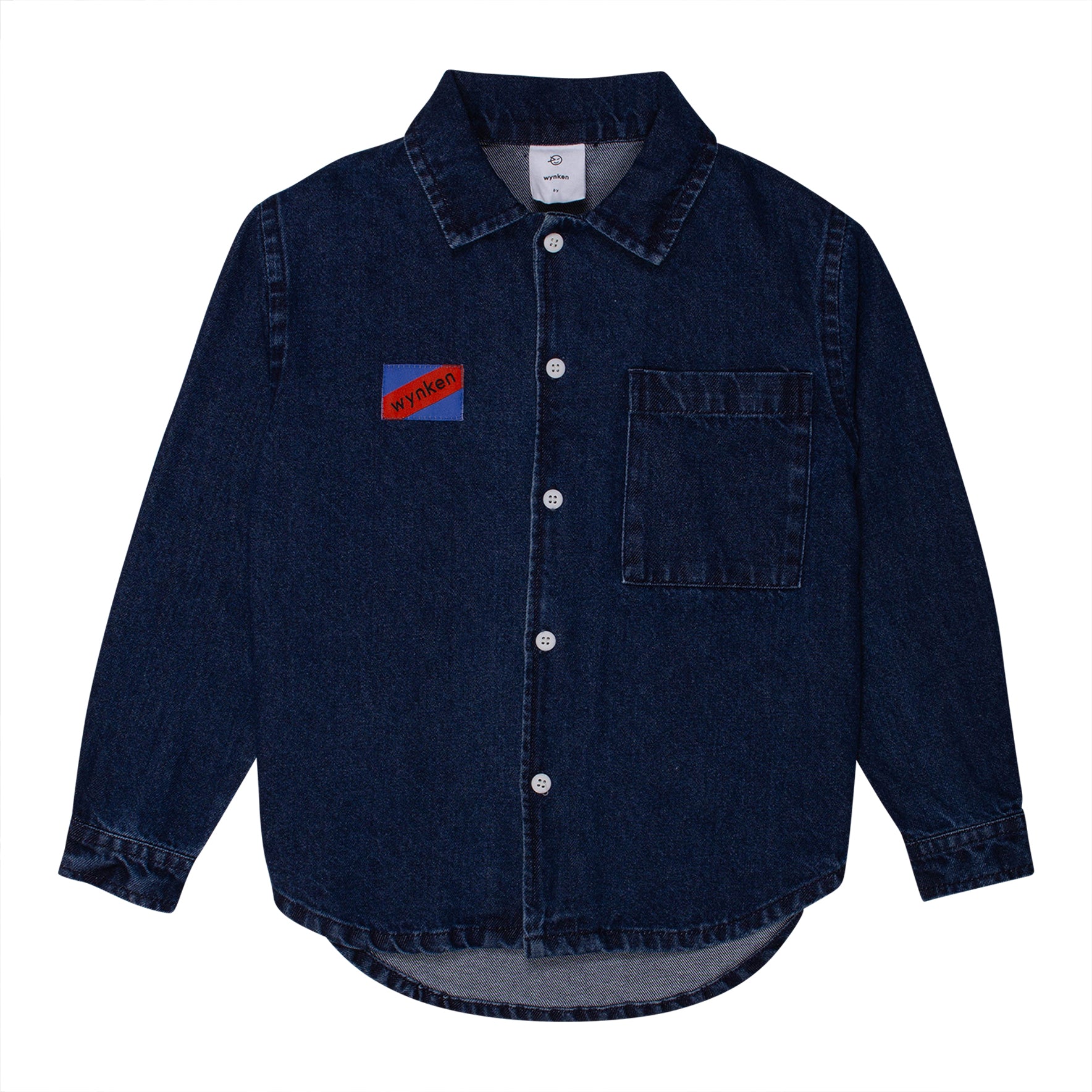 Boys & Girls Dark Blue Denim Shirt