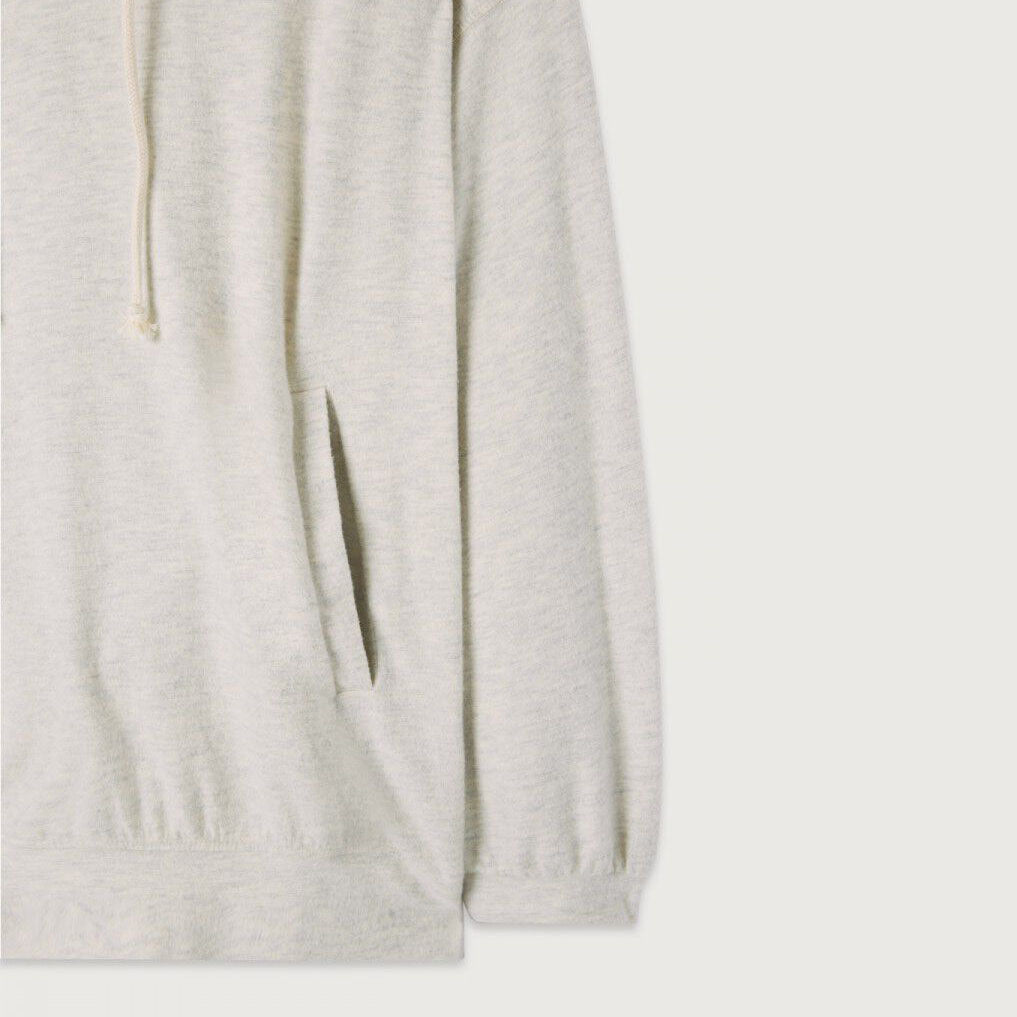 Women Grey Hooded Cotton Sweatshirt