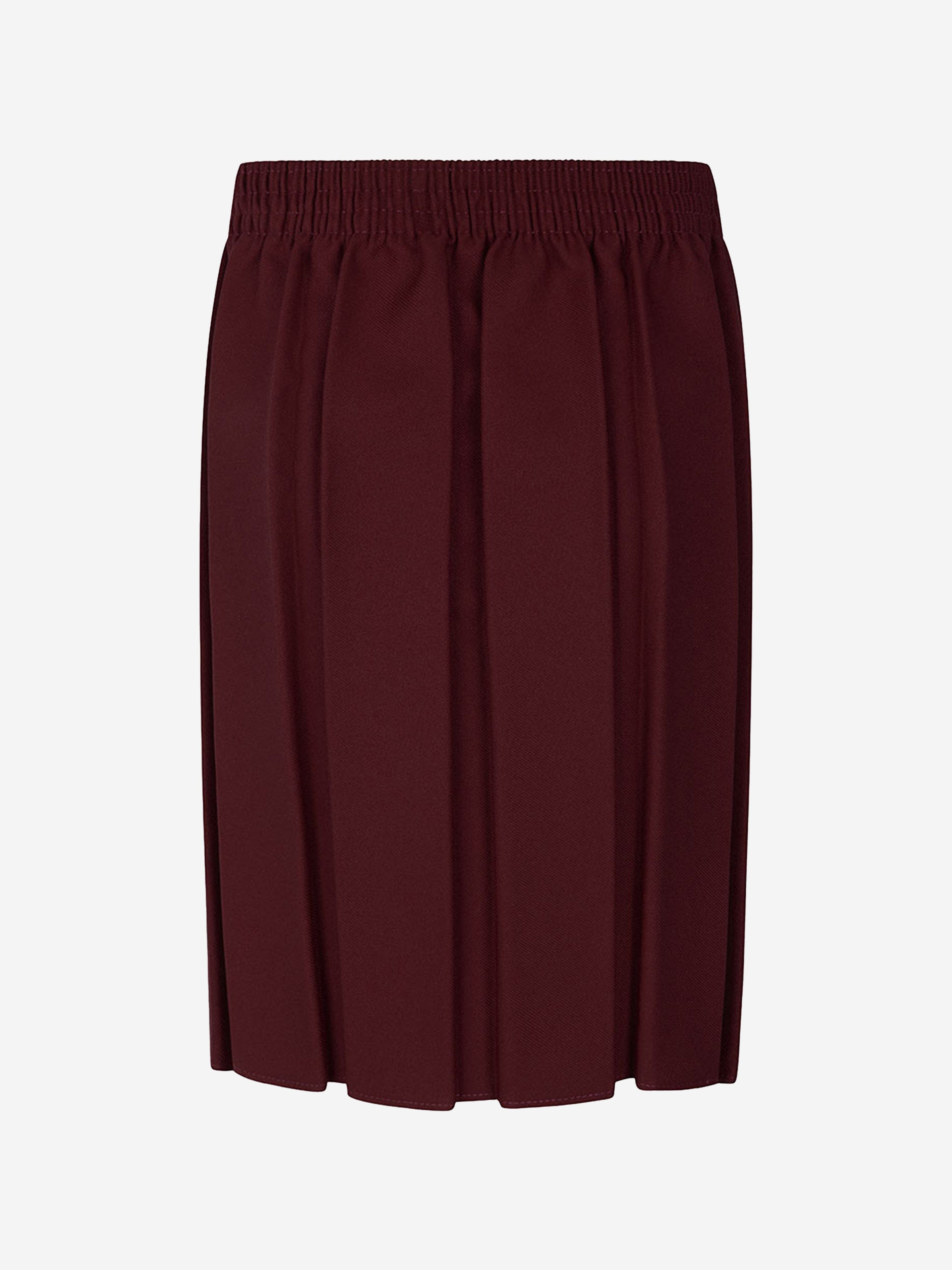 Zeco Girls School Box Pleat Skirt in Purple