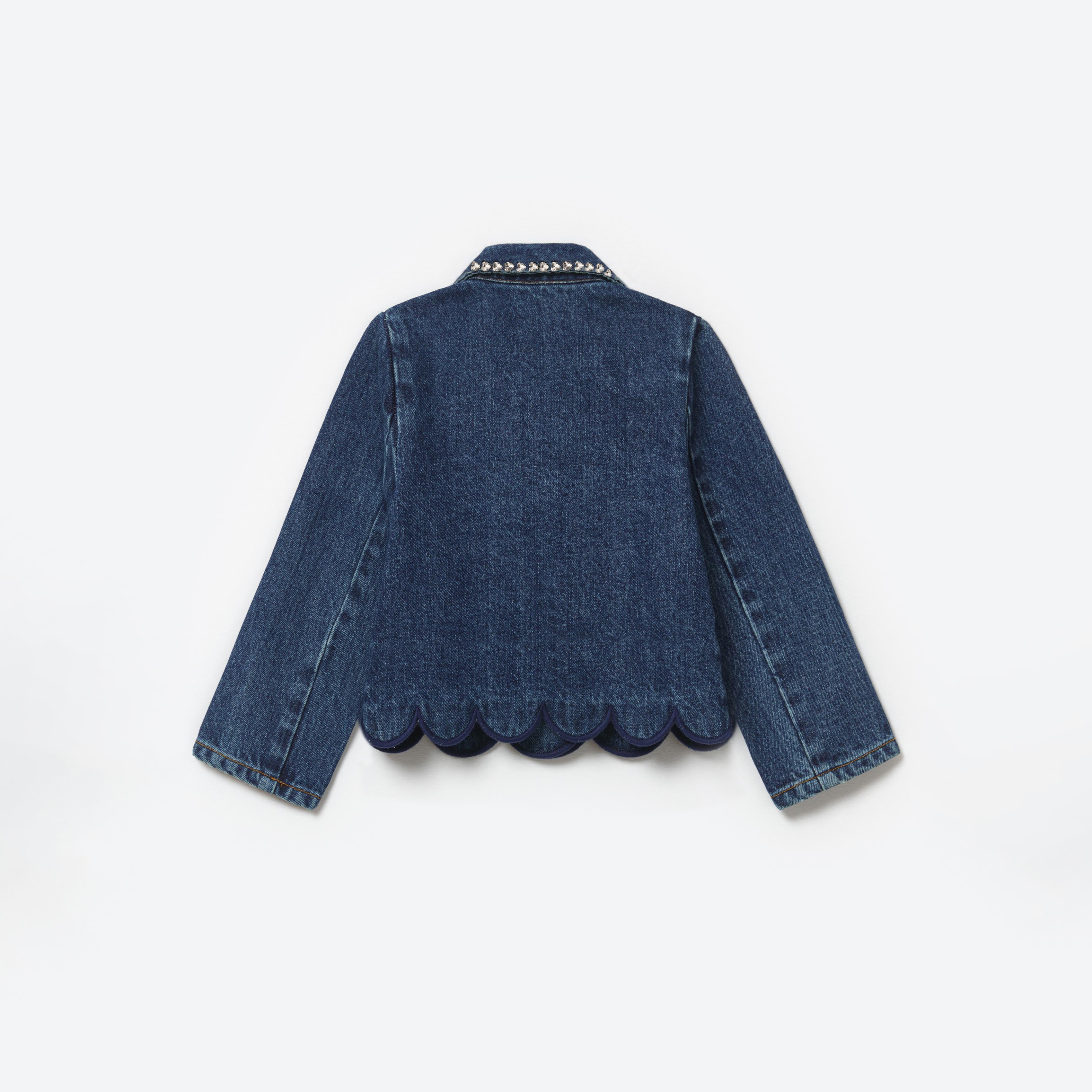 Girls Blue Denim Coat